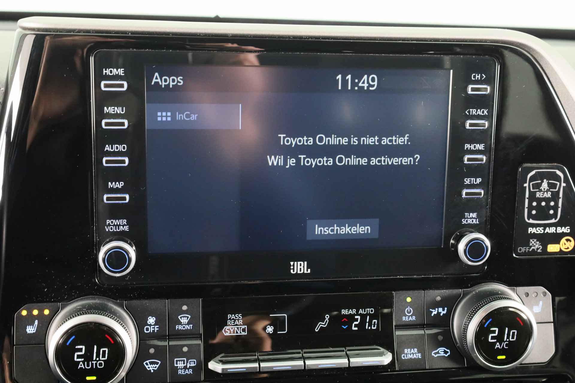 Toyota highlander 2.5 AWD Hybrid Executive 7-Persoons | NL-Auto | JBL-Audio | Navigatie | Zwart Leder | Stoelgeheugen | - 42/43