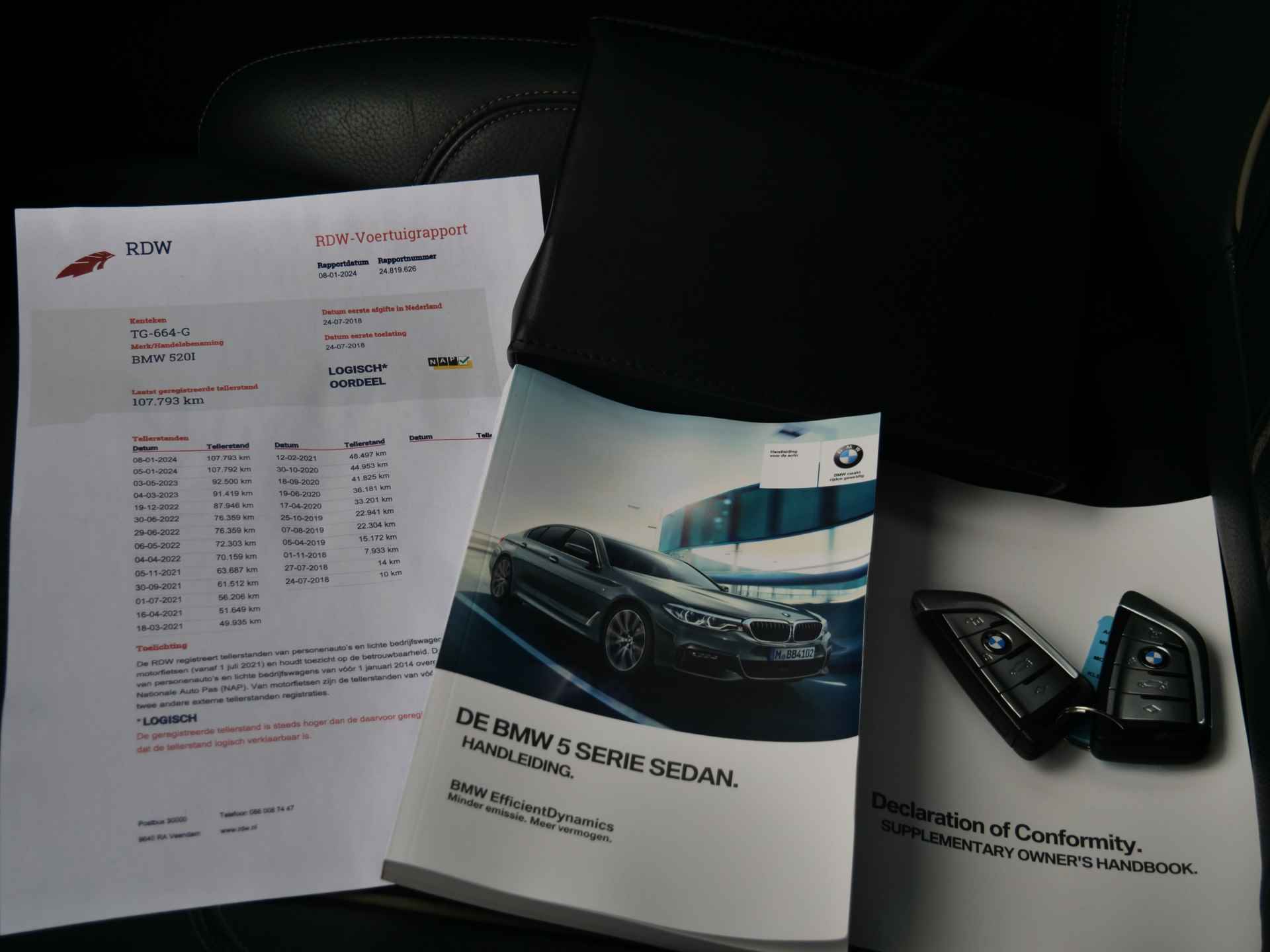 BMW 5 Serie 520i 184pk High Executive Automaat M-Pakket LED / Leder / Navigatie / Comfortstoelen - 11/52