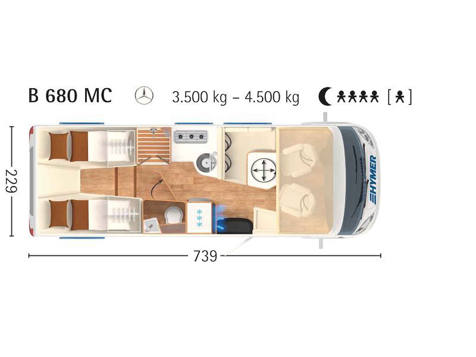 Hymer BMC-I 680 € 11.770,- SUPER SALE - 5/6