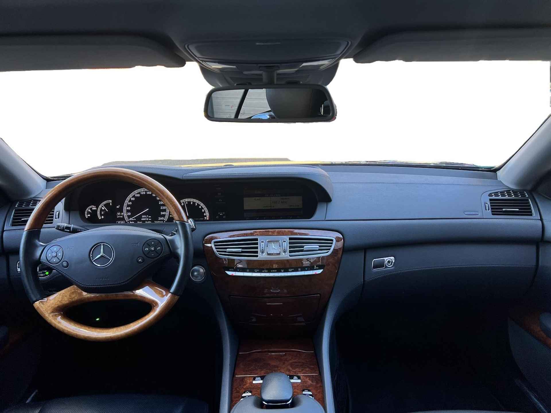 Mercedes-Benz CL-klasse 500 BlueEFFICIENCY Uniek in Nederland NightVision, Navigatie, Massage, Stoelventilatie & verwarming, Harmon Kardon, Panoramadak, Voorverwarming, Climate control (MET GARANTIE*) - 13/35