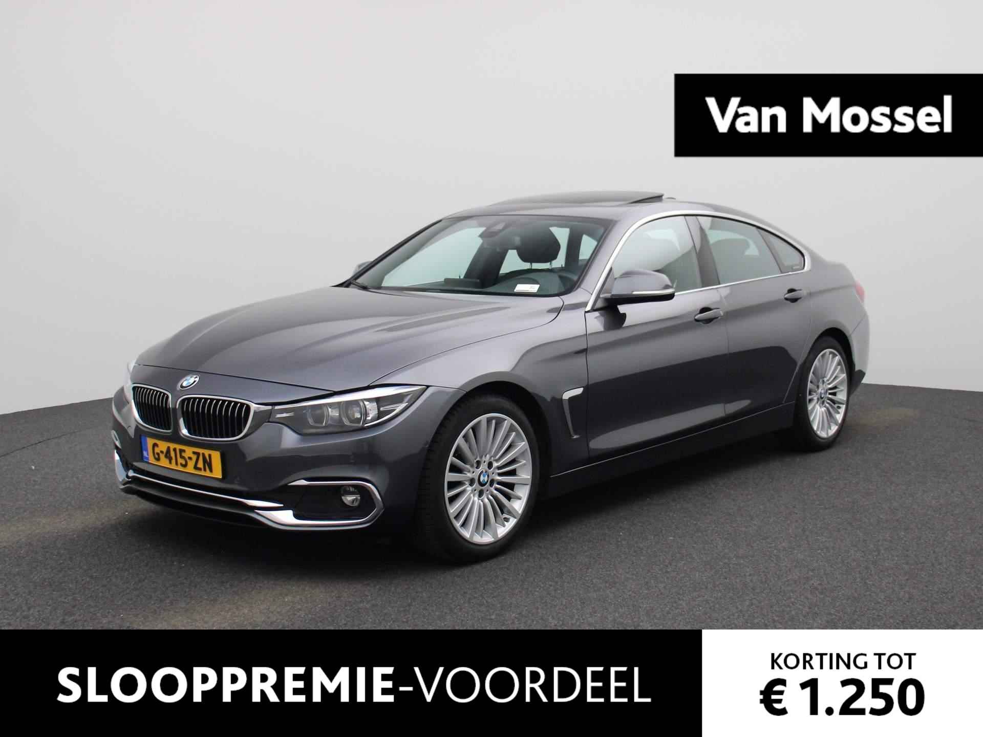 BMW 4-serie Gran Coupé 418i High Executive Edition | PANORAMADAK | ACHTERUITRIJCAMERA | STOELVERWARMING | CLIMATE CONTROL | CRUISE CONTROL | LEDEREN STOELEN | NAVIGATIE | LED VERLICHTING |