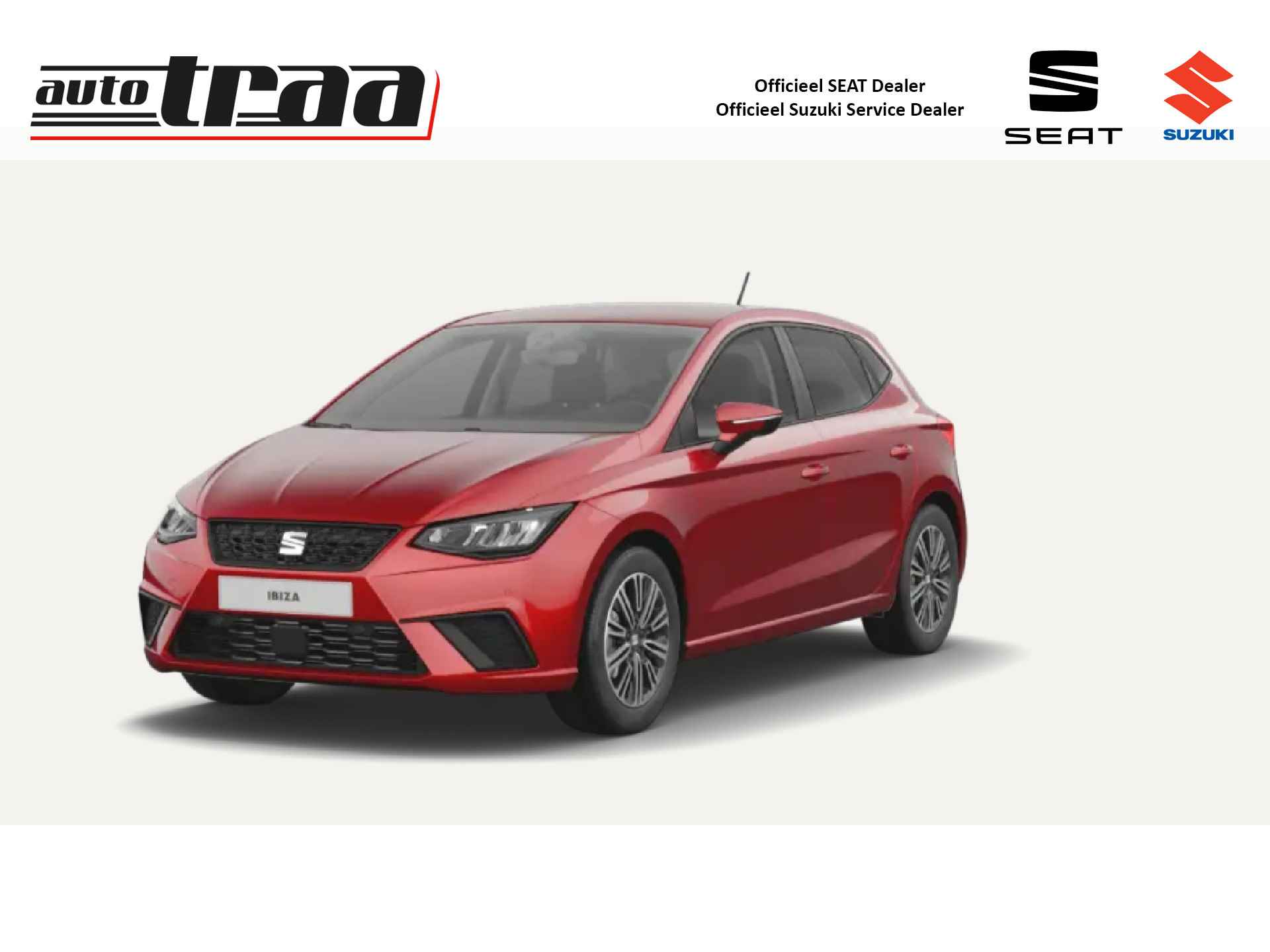 SEAT Ibiza 1.0 TSI Style Business Connect / Desire Red / 16'' LMV - 1/2