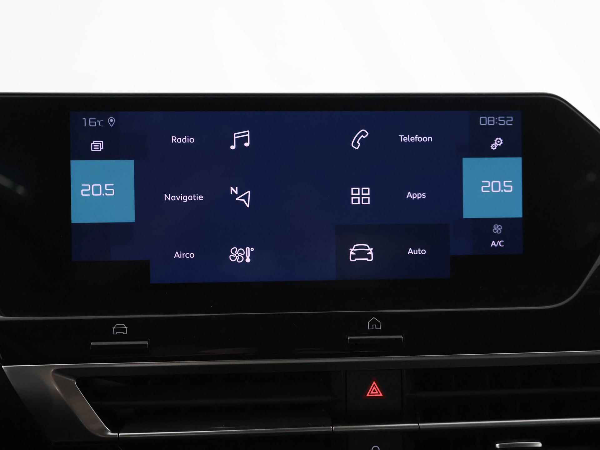 Citroen Ë-C4 Feel Pack 50 kWh | Navigatie | Keyless go | Climate Control | Parkeercamera | Head Up | Cruise Control Adaptief | Apple CarPlay/Android Auto | DAB | - 22/41