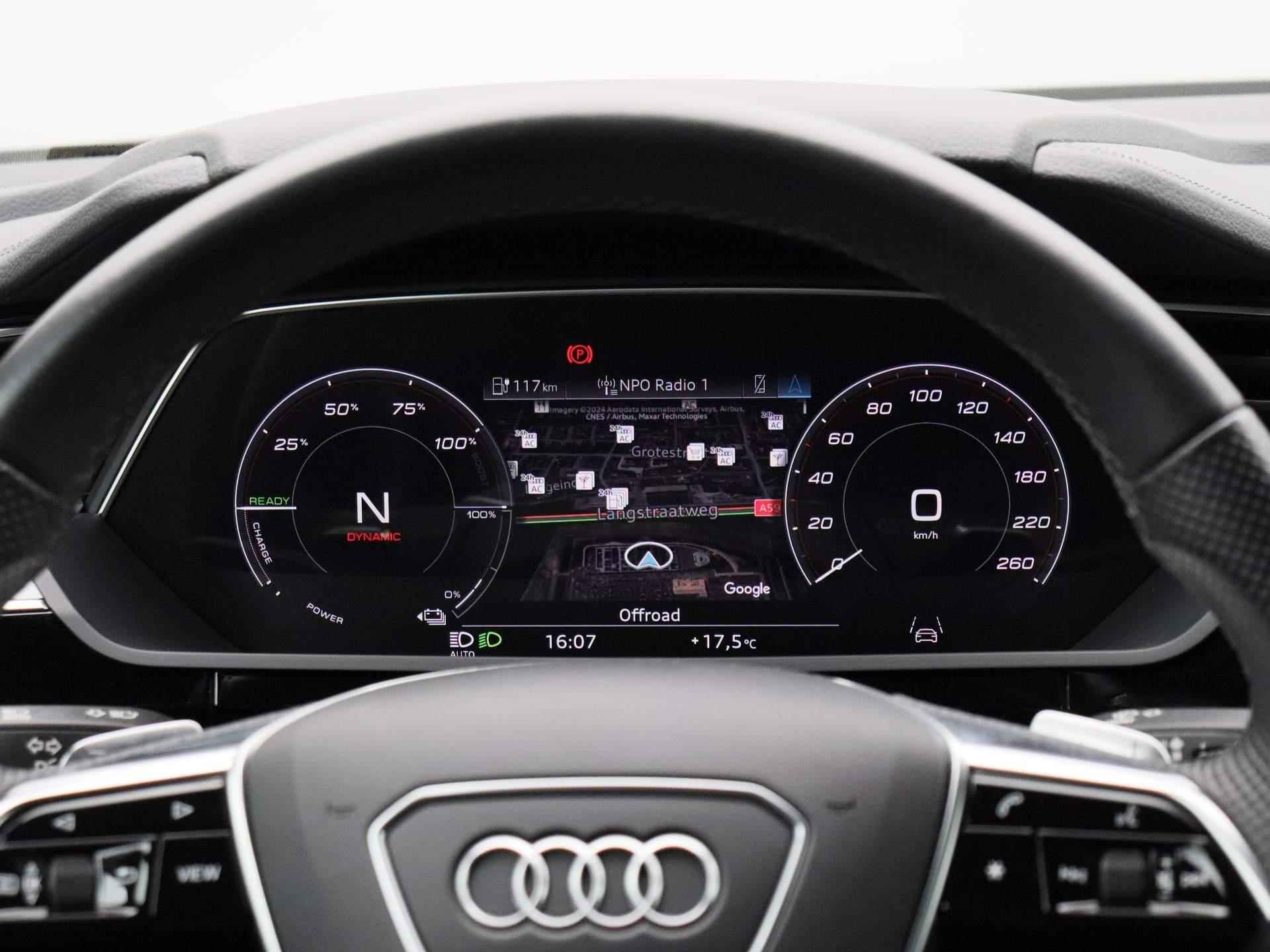 Audi e-tron Sportback S quattro 95 kWh 500 PK | Navigatie | 22 Inch wielen | Remzadels Rood | S-Sportstoelen | Optiek zwart pakket | Airco | Camera | - 8/52