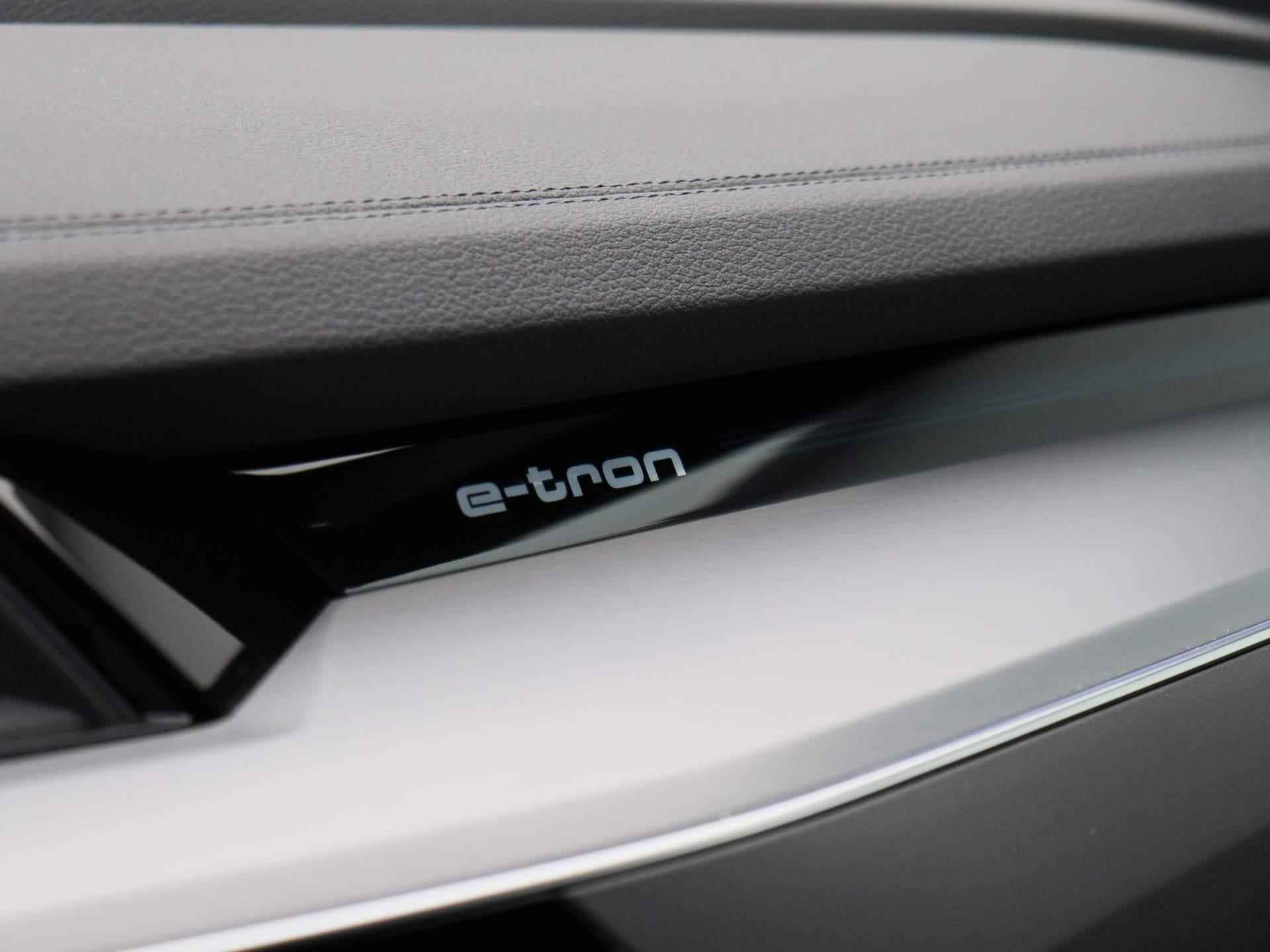 Audi e-tron Sportback S quattro 95 kWh 500 PK | Navigatie | 22 Inch wielen | Remzadels Rood | S-Sportstoelen | Optiek zwart pakket | Airco | Camera | - 32/52