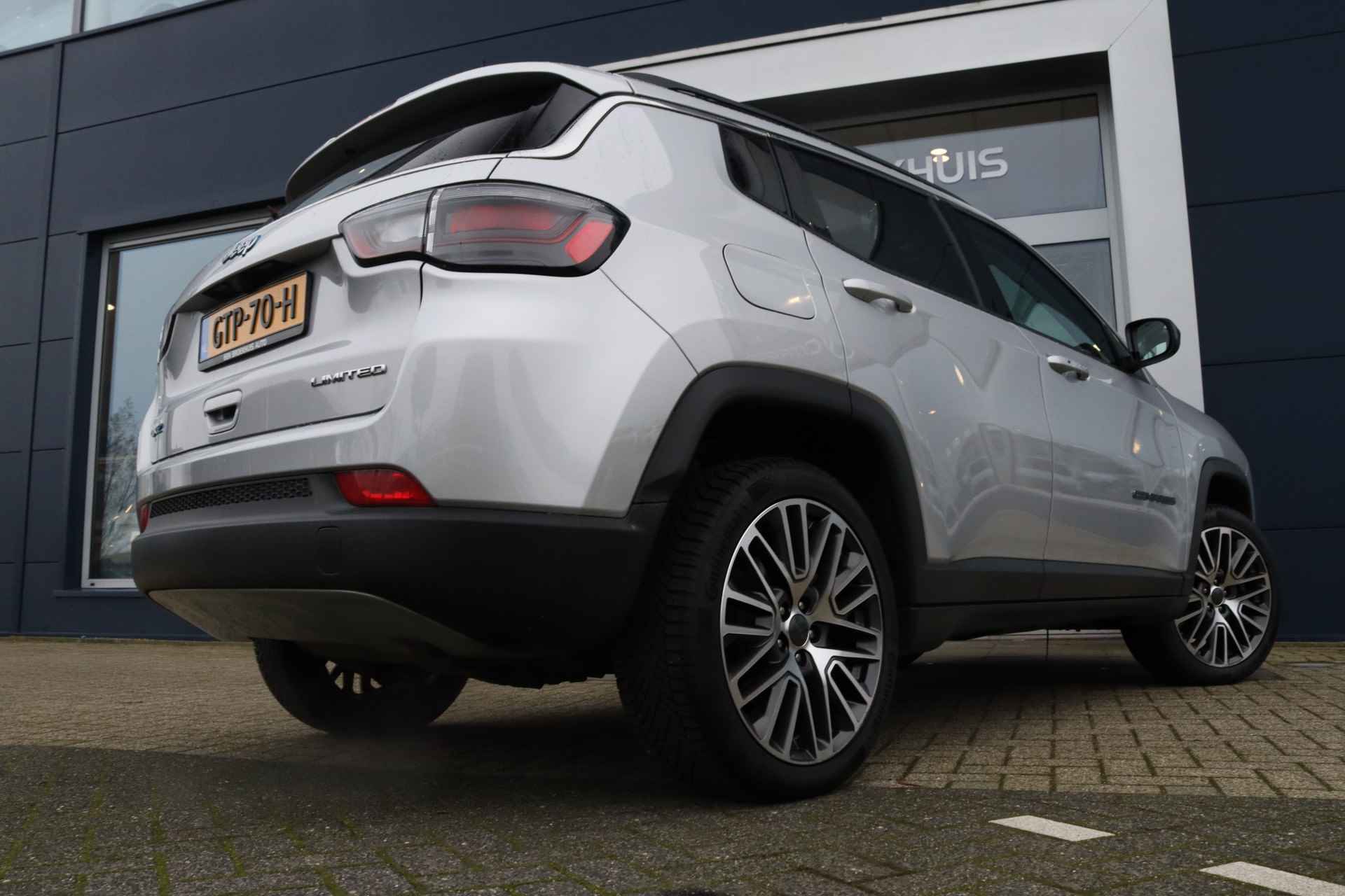 Jeep Compass 4xe 190-PK Plug-in Hybrid Electric Night Eagle | Schuif/kantel dak | Stuur + Stoelverwarming | Camera | Elektr. klep | ACC - 14/40