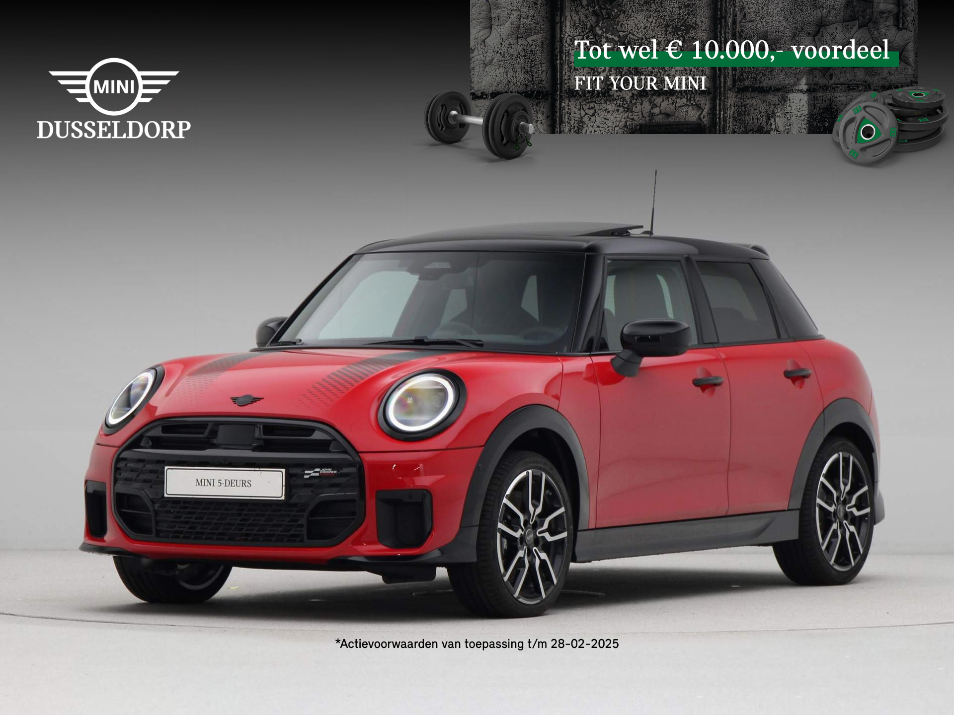 MINI Cooper 5-deurs S John Cooper Works Pakket XL PRIVATE LEASE EUR 769,- (48 mnd/10.000 km)