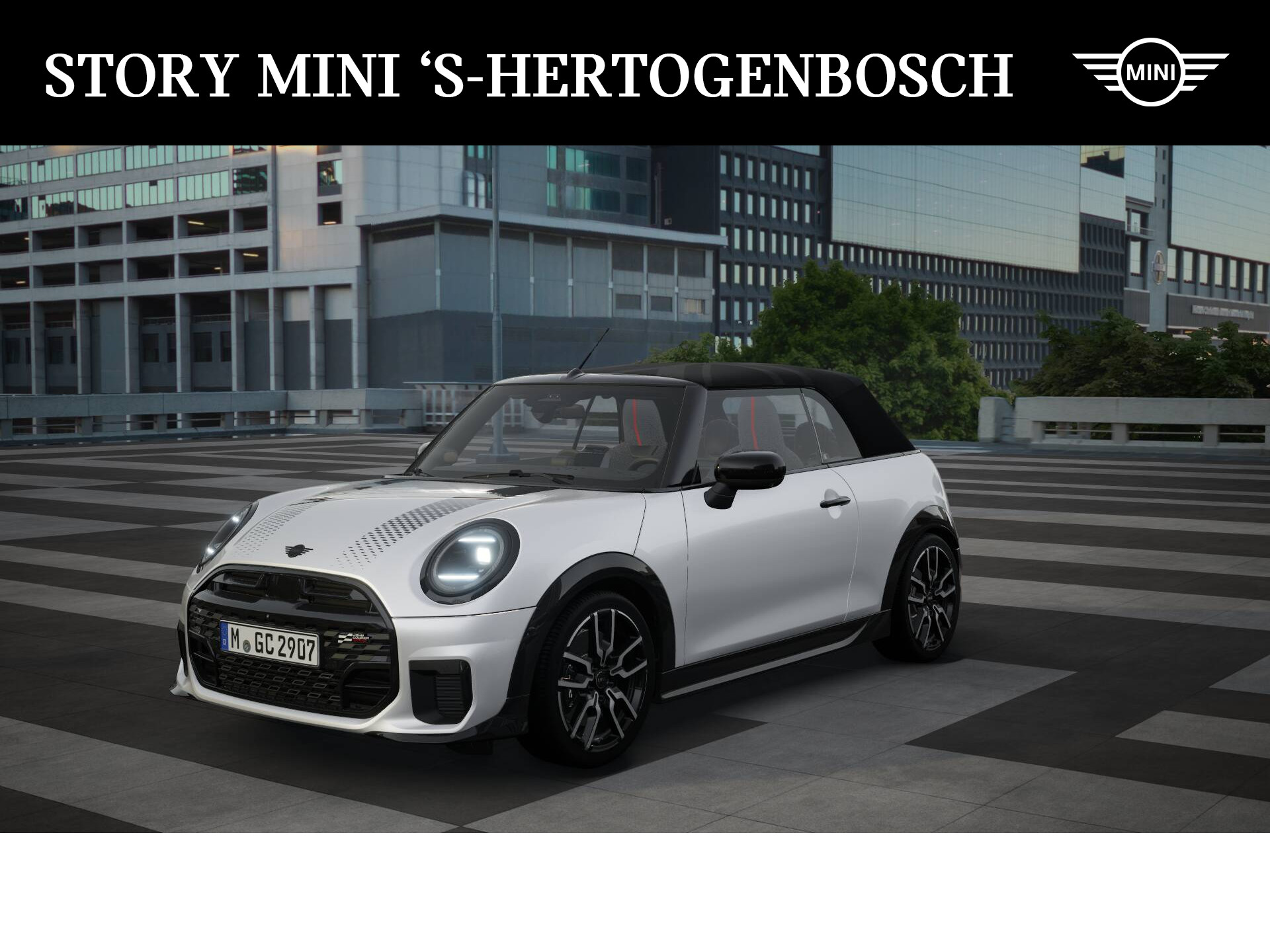 MINI Cabrio S John Cooper Works Automaat / Pakket XL / 18" JCW Lap Spoke 2-tone