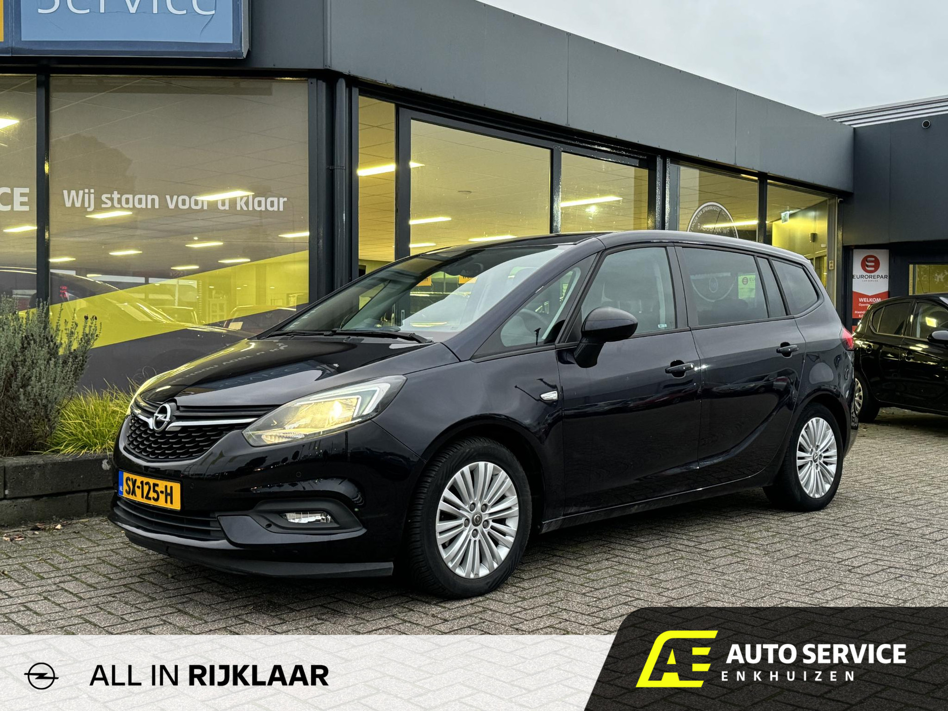 Opel Zafira 1.4 Turbo Online Edition 7p. 7 persoons! | Dealer onderhouden incl. 6 mnd. garantie | Wat krasjes rondom | Camera | Navigatie | Climate control | Cruise