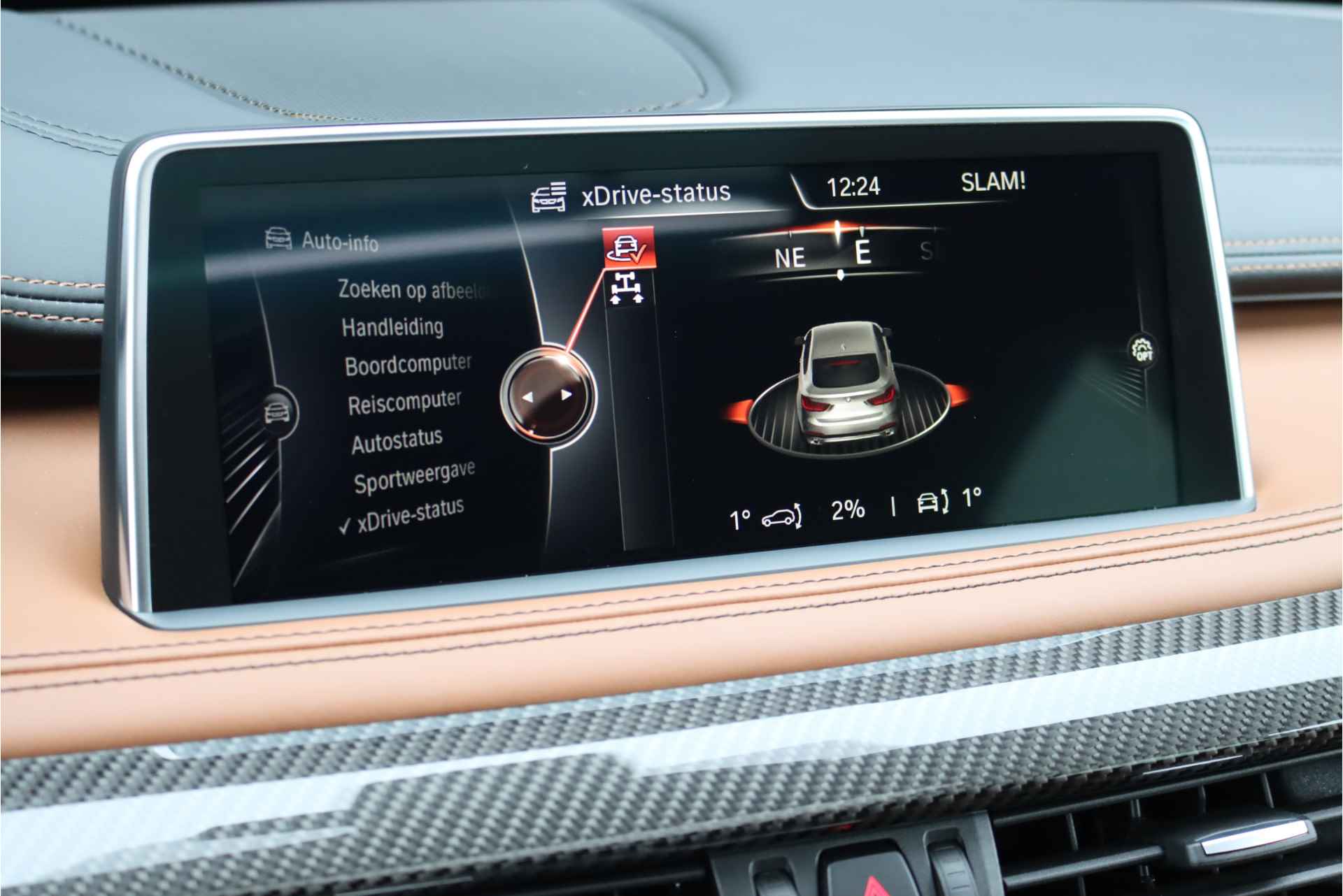 BMW X6 M Aut8, 575PK, Schuif/-Kanteldak, Carbon Interieur, Head-up Display, Harman-Kardon, Soft-Close, Elek. Trekhaak, Stoelverwarming/-ventilatie, Stuurwiel Verwarmd, Stoelverwarming Achter, Rijassistentiesysteem - 19/45
