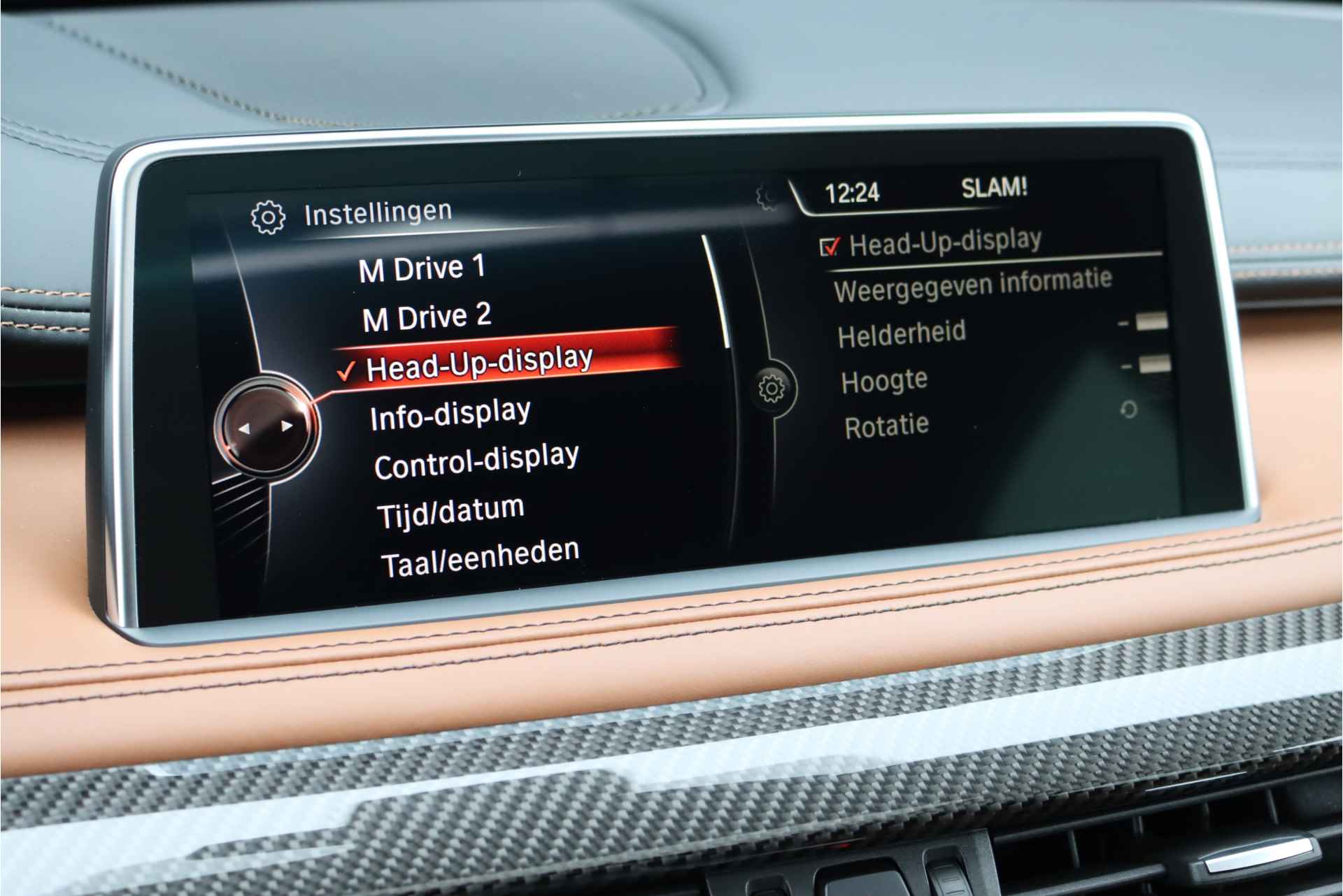 BMW X6 M Aut8, 575PK, Schuif/-Kanteldak, Carbon Interieur, Head-up Display, Harman-Kardon, Soft-Close, Elek. Trekhaak, Stoelverwarming/-ventilatie, Stuurwiel Verwarmd, Stoelverwarming Achter, Rijassistentiesysteem - 43/45