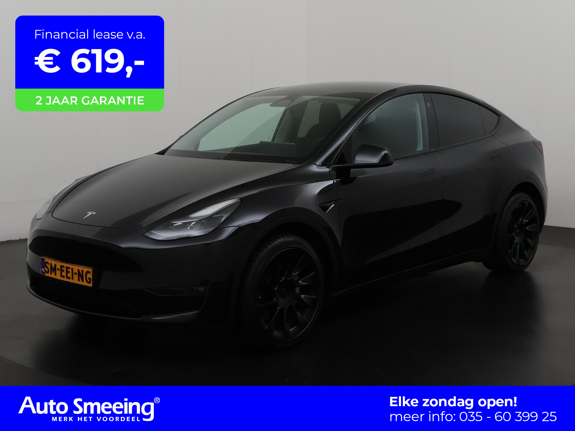 Tesla Model Y Long Range AWD Dual | Camera | Adapt.cruise | Blind spot | Premium audio | Zondag open!