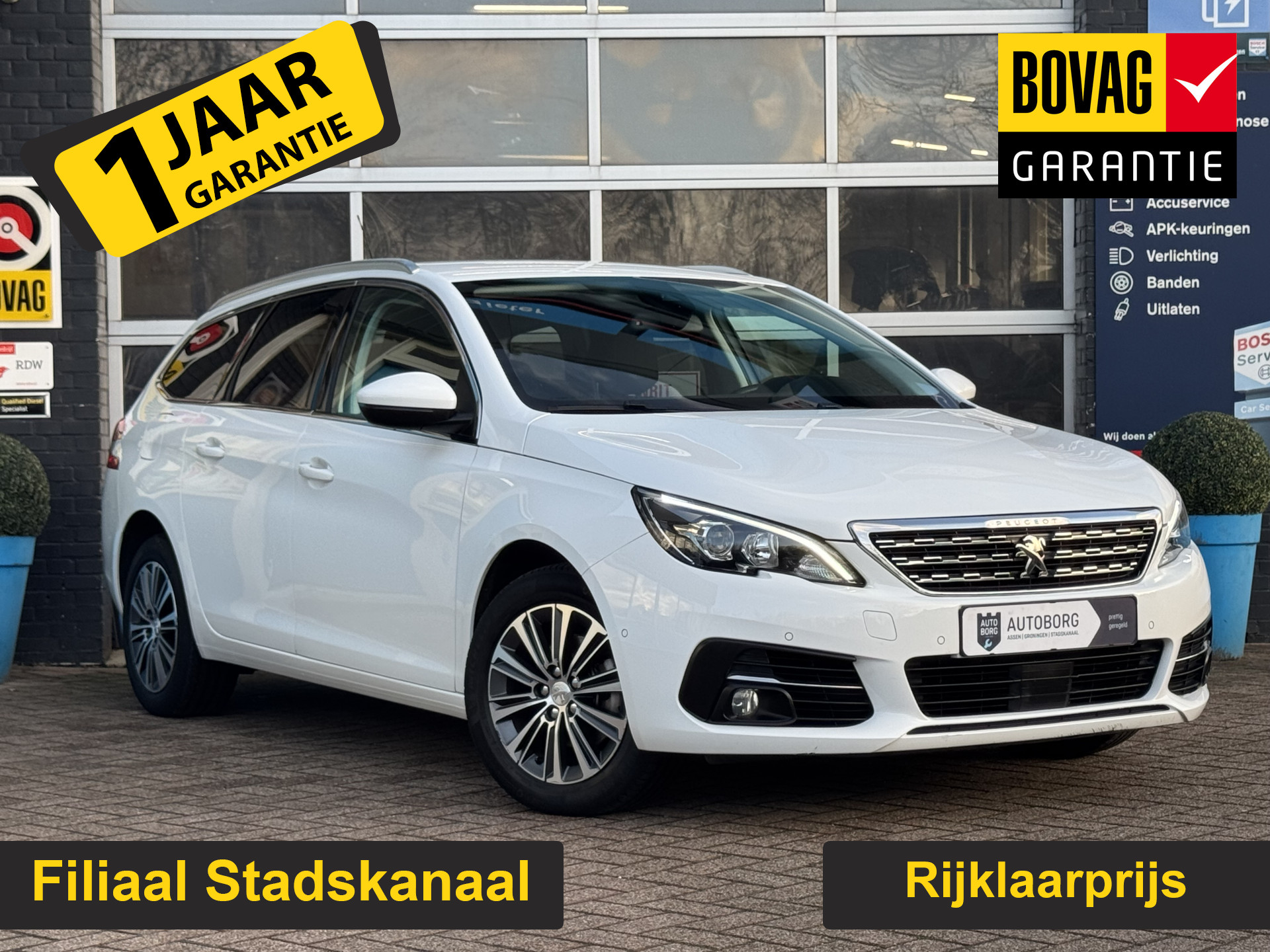 Peugeot 308 SW 1.2 PureTech Blue Lease Allure | Trekhaak | Virtual Cockpit | Rijklaar + 12 Maand BOVAG Garantie