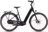 CUBE SUPREME HYBRID COMFORT SLX 625 Lage instap Black/metal EE54 54cm EE54 2025