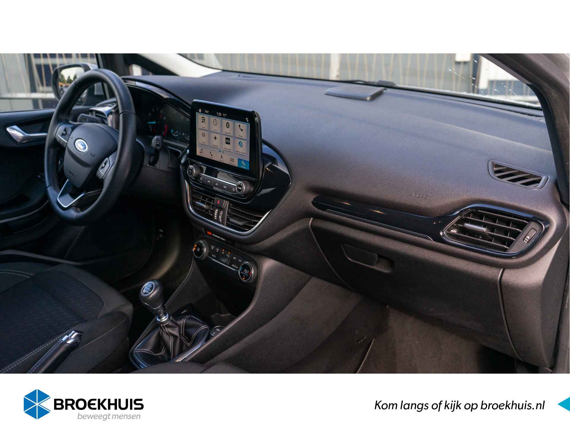 Ford Fiesta 1.0EB Titanium 100pk | Clima, Cruise, Navigatie, Carplay, Lichtmetalenvelgen - 6/21