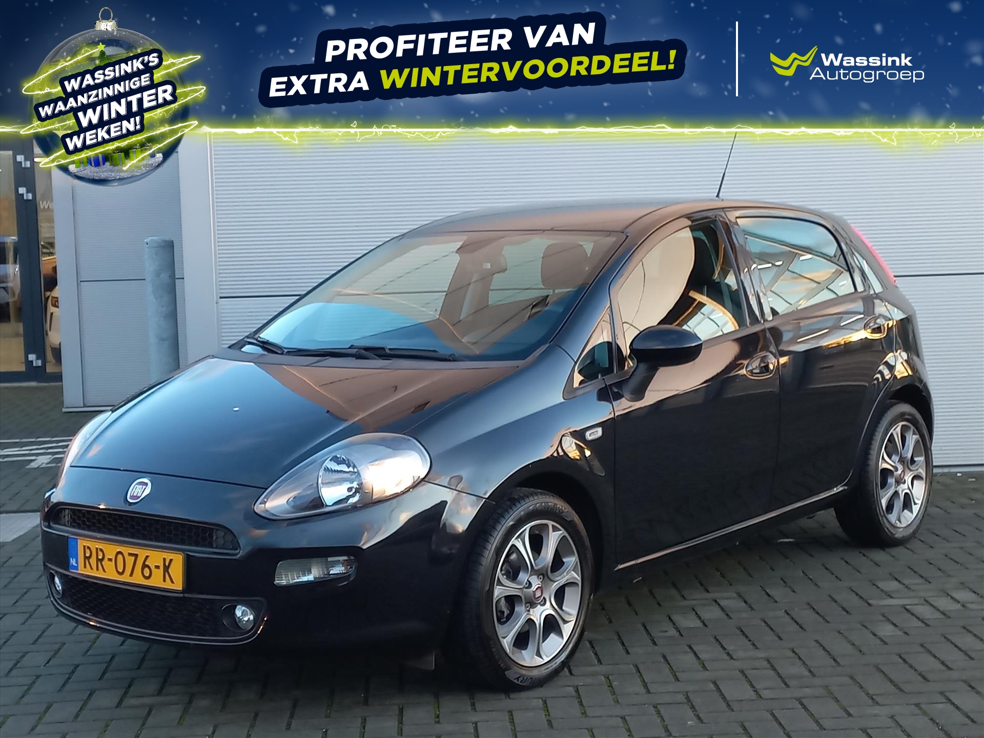 Fiat Punto 0.9 TwinAir Turbo 100pk 5d Lounge | Climate Control | Navigatie | Lm velgen | Cruise Control | Parkeersensoren