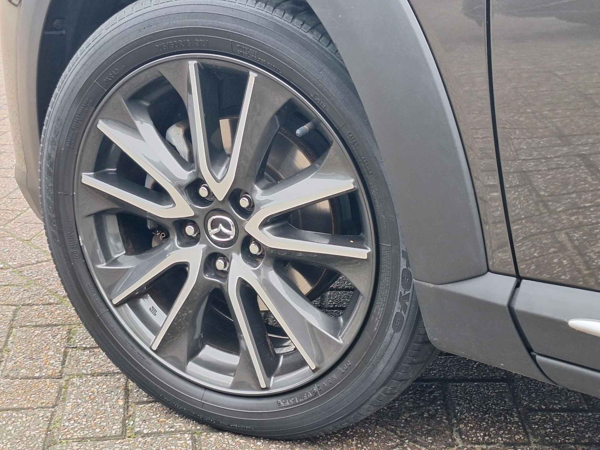 Mazda CX-3 2.0 SkyActiv-G 120 GT-M Automaat | Rijklaarprijs! | Leder | Bose | Climate Control | Navi | Adaptive CC | Inclusief  12 mnd Bovag-Garantie! | - 11/37