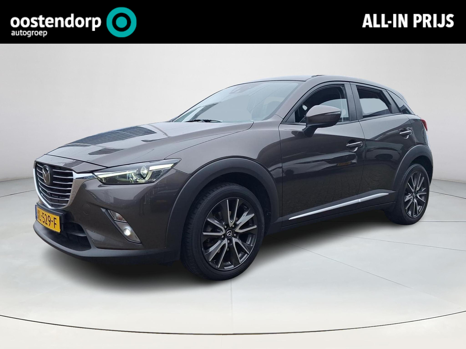 Mazda CX-3 2.0 SkyActiv-G 120 GT-M Automaat | Rijklaarprijs! | Leder | Bose | Climate Control | Navi | Adaptive CC | Inclusief  12 mnd Bovag-Garantie! |