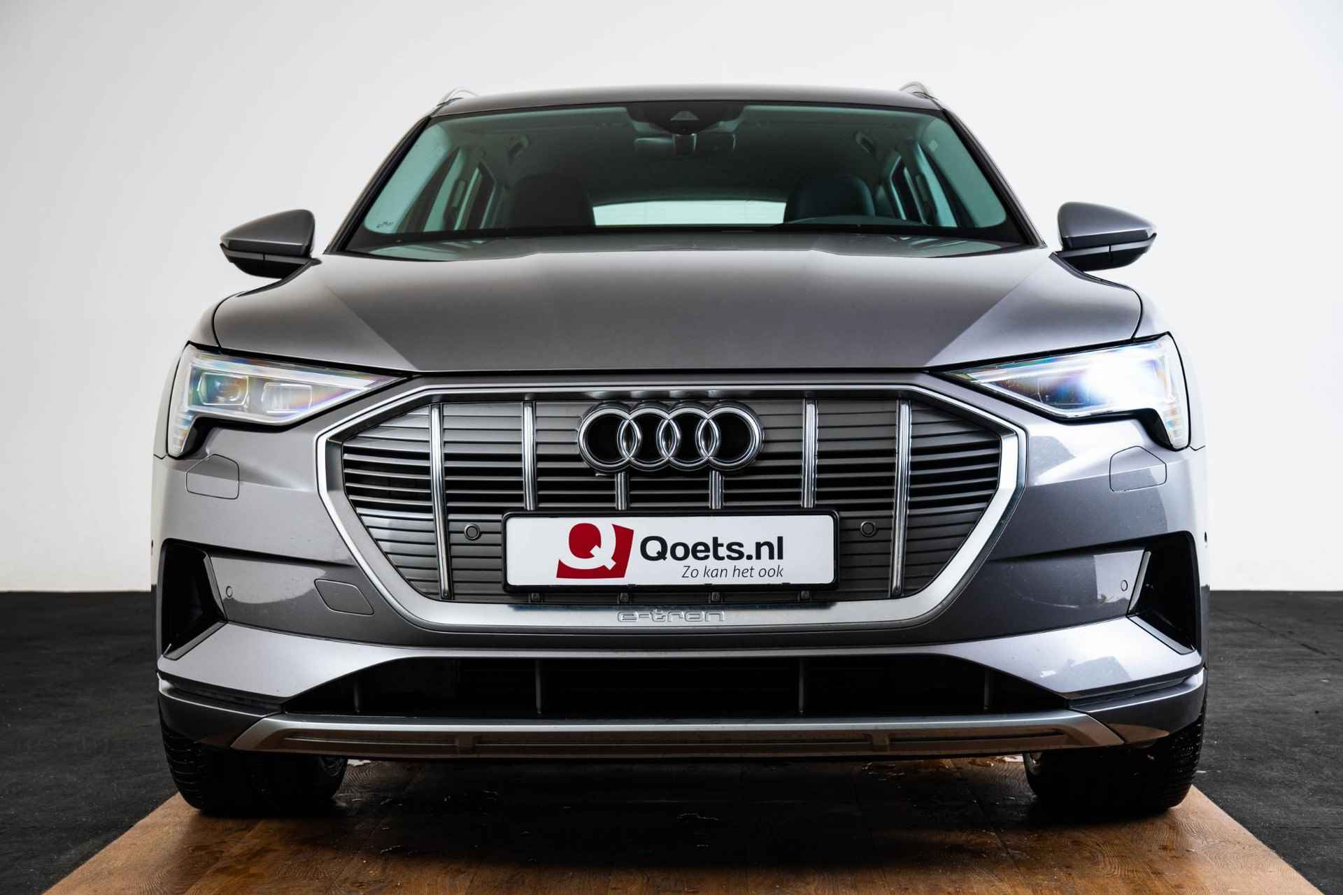 Audi e-tron 55 quattro Advanced edition Plus 95 kWh Elektrisch verstelbare/verwarmde voorstoel - 21 inch - Diefstalalarm - Camera - Assistentiepakket Tour - Verkeersbordherkenning - Ambiente lichtpakket - Audi sound system - 23/66