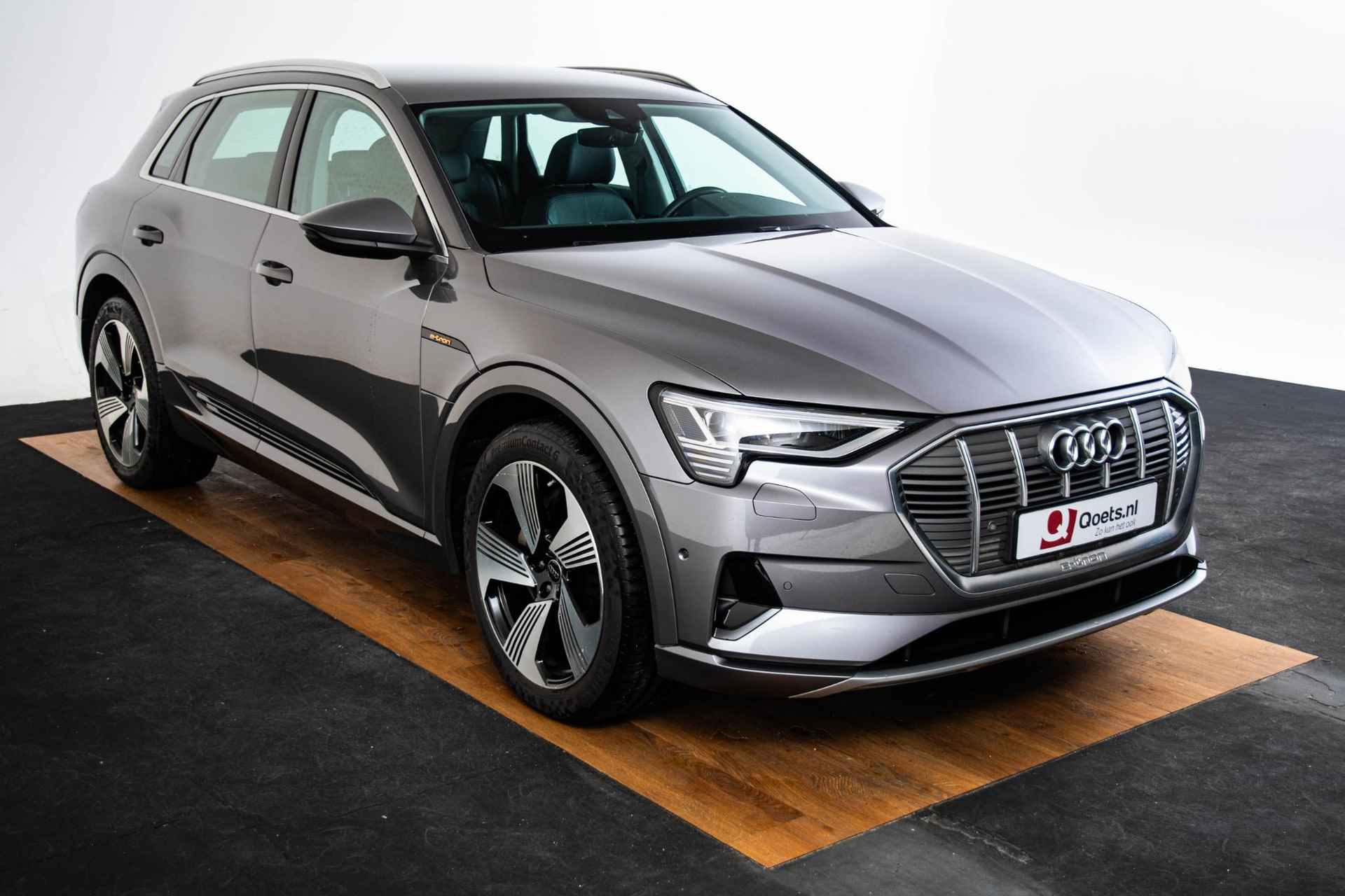 Audi e-tron 55 quattro Advanced edition Plus 95 kWh Elektrisch verstelbare/verwarmde voorstoel - 21 inch - Diefstalalarm - Camera - Assistentiepakket Tour - Verkeersbordherkenning - Ambiente lichtpakket - Audi sound system - 47/66