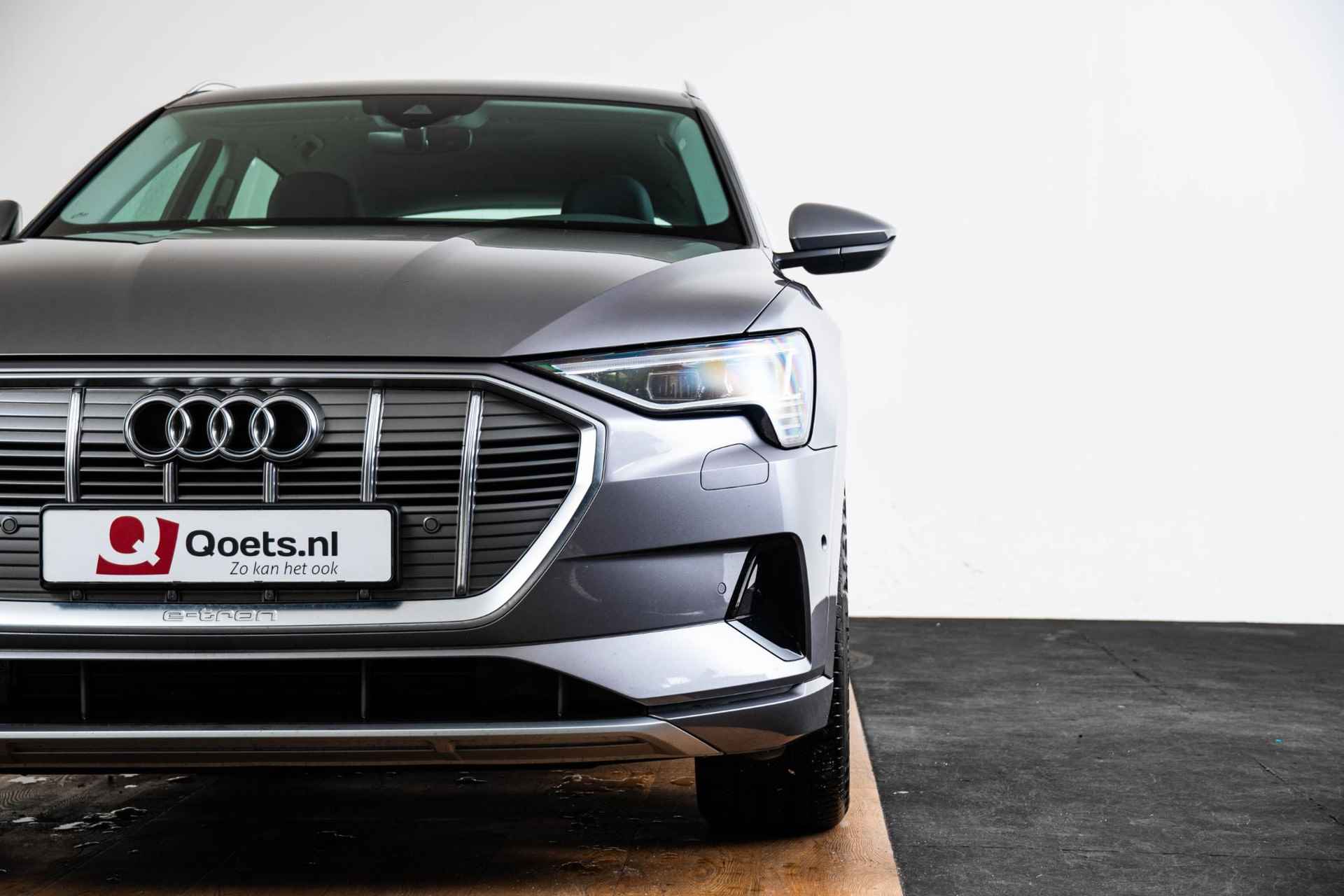 Audi e-tron 55 quattro Advanced edition Plus 95 kWh Elektrisch verstelbare/verwarmde voorstoel - 21 inch - Diefstalalarm - Camera - Assistentiepakket Tour - Verkeersbordherkenning - Ambiente lichtpakket - Audi sound system - 48/66