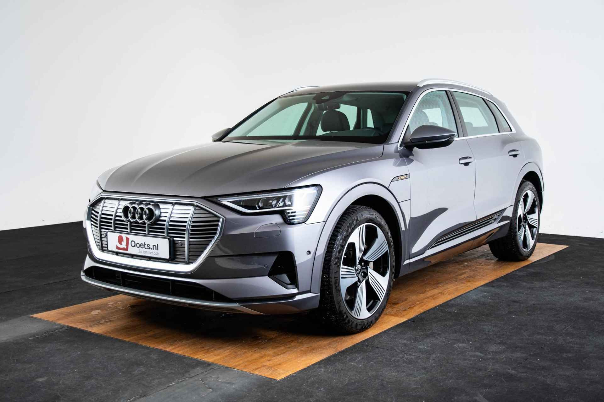 Audi e-tron 55 quattro Advanced edition Plus 95 kWh Elektrisch verstelbare/verwarmde voorstoel - 21 inch - Diefstalalarm - Camera - Assistentiepakket Tour - Verkeersbordherkenning - Ambiente lichtpakket - Audi sound system - 62/66