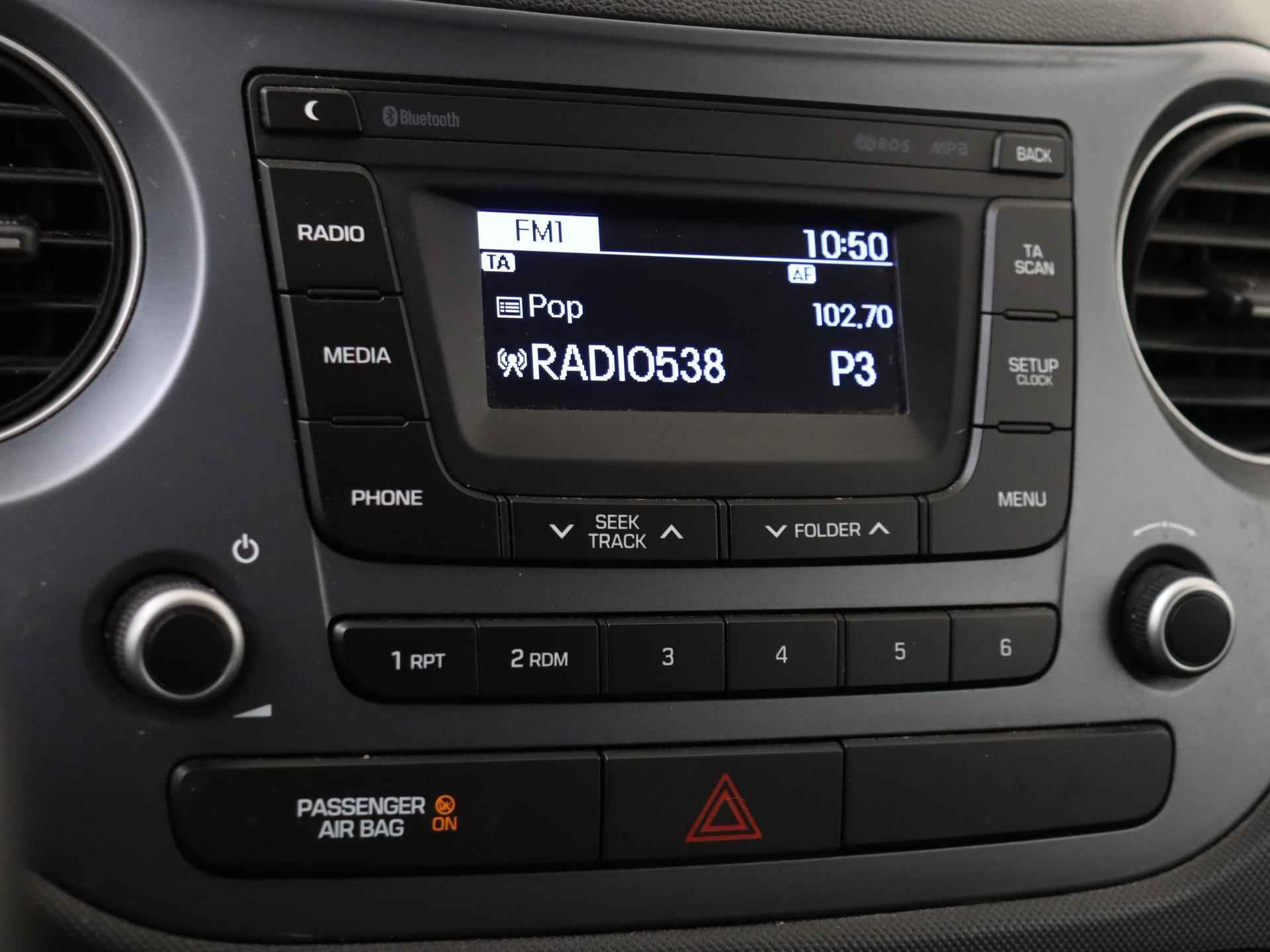 Hyundai i10 1.0i 67 PK Comfort Airco / Radio / Bluetooth / Cruise Control / Stuurbediening - 15/25