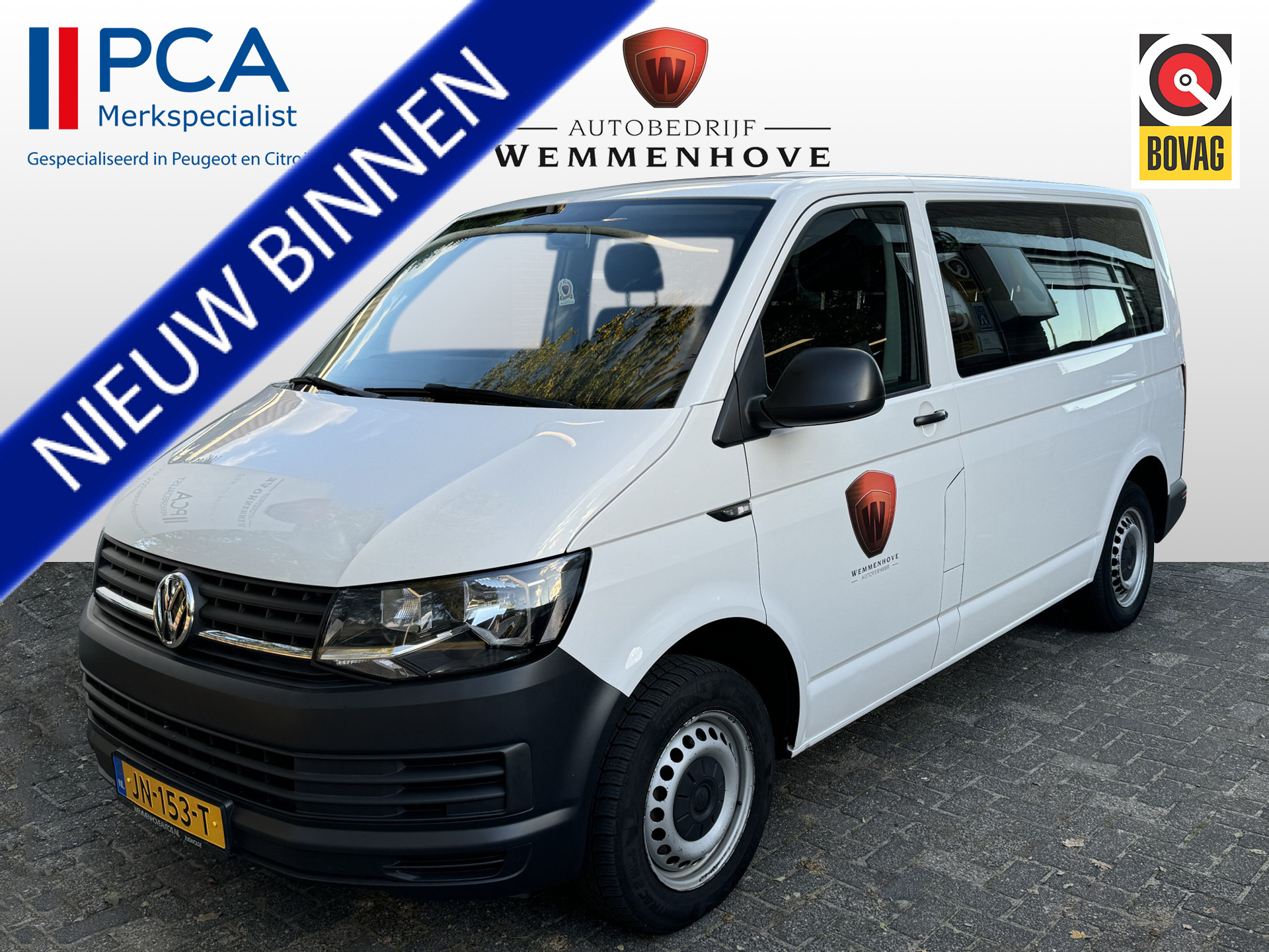 Volkswagen Transporter Kombi 2.0 TDI L1H1 9-Persoons/Airco/Nieuw model/Cruise control/Incl. BTW