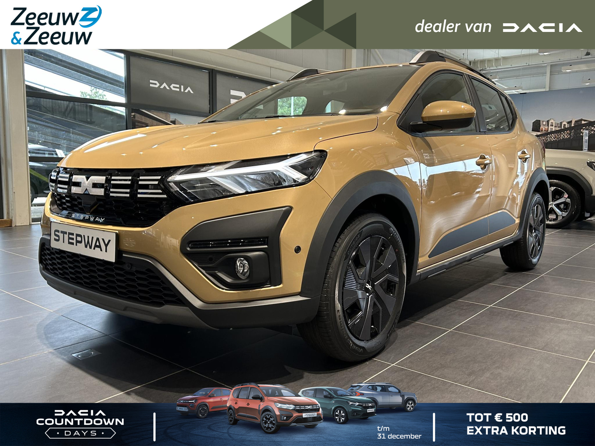 Dacia Sandero Stepway TCe 110 Expression | Profiteer nu van de Dacia 50/50 deal tegen slechts 0,99% actietarief! | Nu uit voorraad leverbaar |