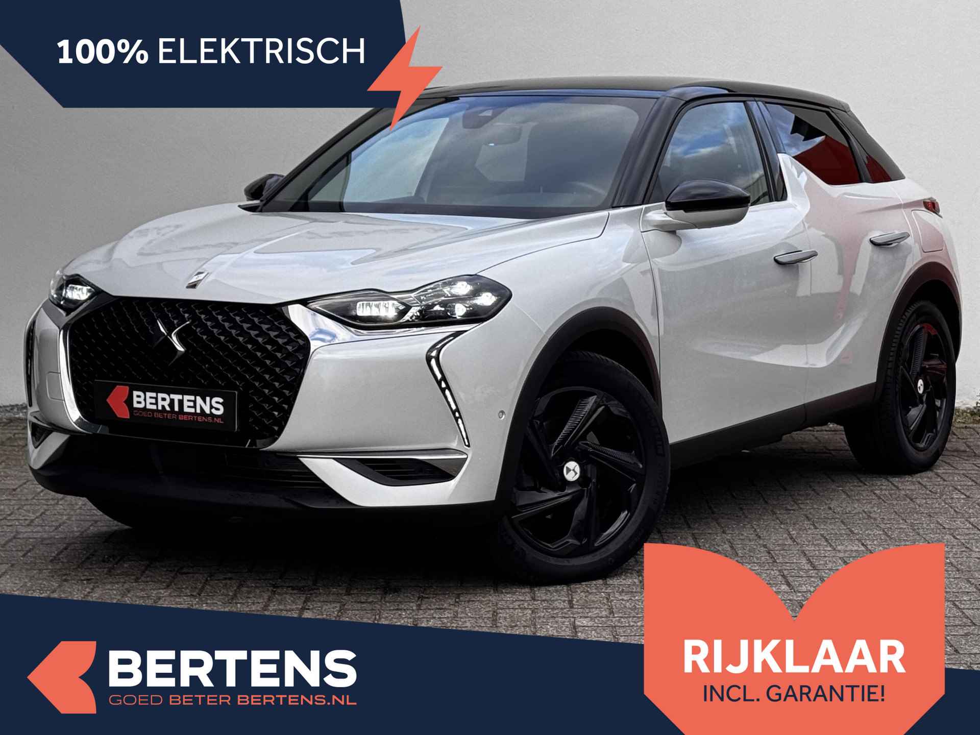 DS 3 Crossback E-Tense Rivoli 50 kWh | Zeer compleet! | Rijklaar geleverd incl 12 maanden BOVAG garantie! | 3-fase! | - 1/26