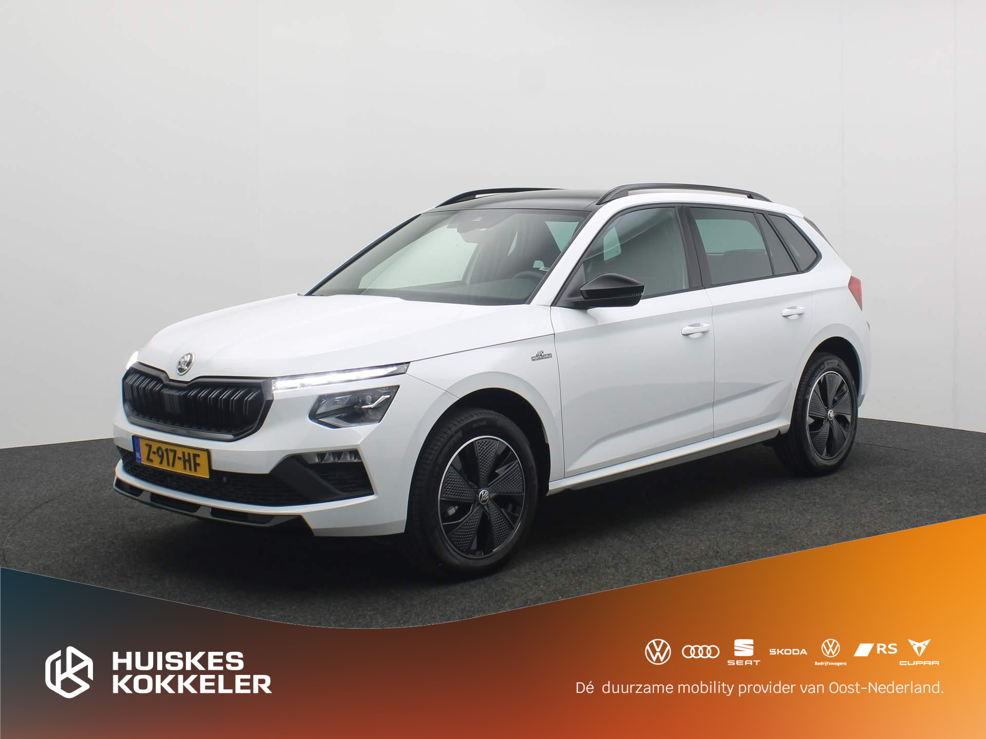 Škoda Kamiq Monte Carlo 1.0 TSI 115pk DSG Automaat Panoramadak, Achteruitrijcamera, Airco, DAB, LED matrix koplampen, Adaptive cruise control, Elektrische achterklep, Parkeersensoren