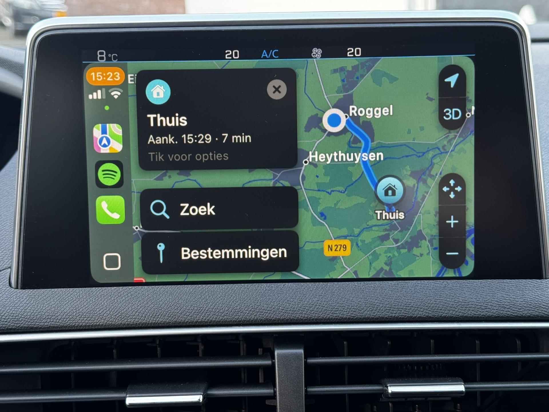 Peugeot 3008 1.2 PureTech Active Apple/Android Carplay Parkeersensoren achter Cruise control Automatische airco - 7/54