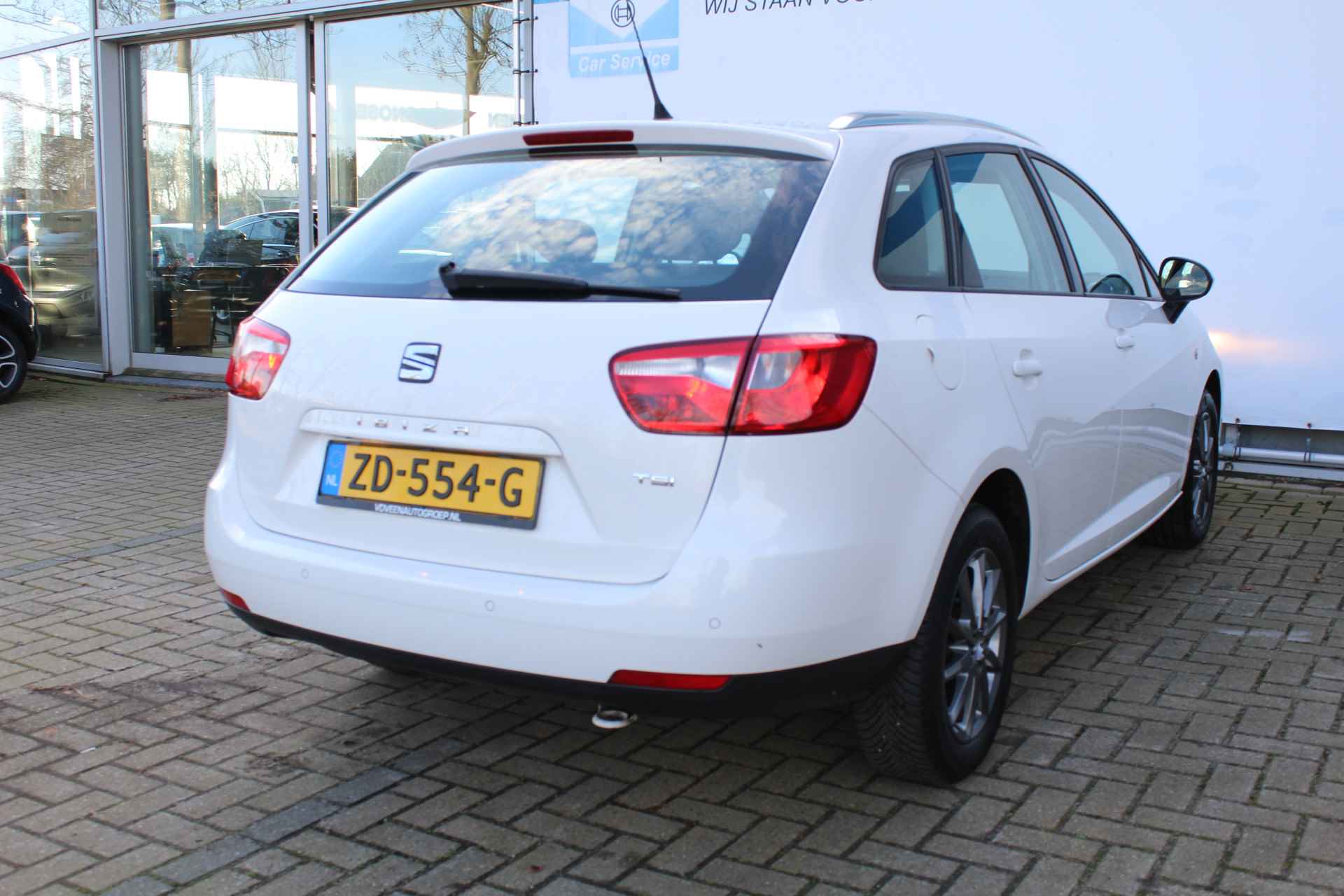 SEAT Ibiza ST EcoTSI Style Connect | Incl. 12 maanden Garantie | Stoelverwarming | Cruise controle | Climate controle | Parkeersensoren achter | 15 Inch LMV | DSG automaat | Isofix | Centrale deurvergrendeling met afstandsbediening | - 10/60