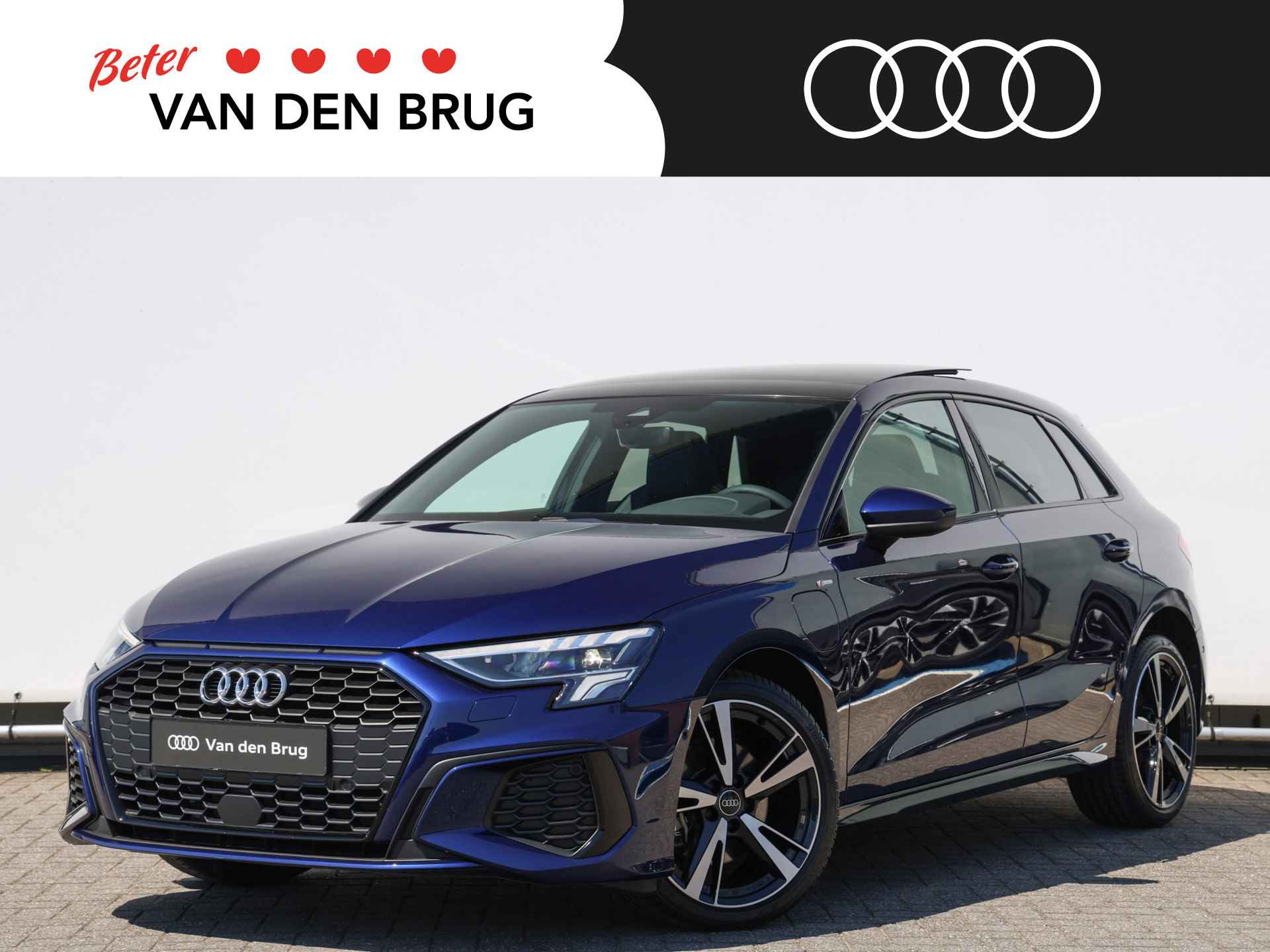 Audi A3 Sportback 40 TFSI e S edition 204pk | Pano | Stoelverwarming | Keyless | Adaptive Cruise | Elek. achterklep | Apple Carplay | Navi | 18" Velgen - 1/50