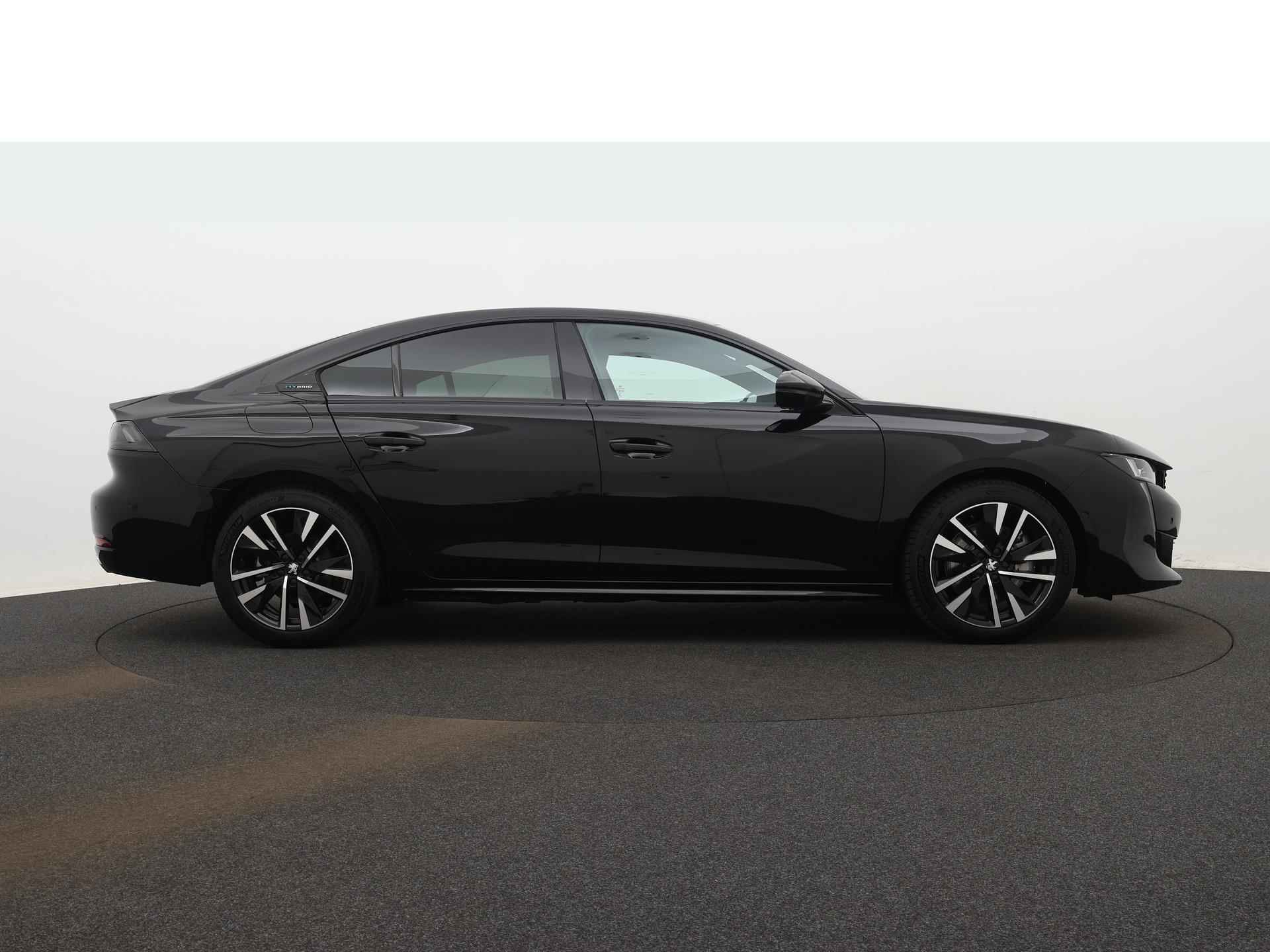 Peugeot 508 HYbrid GT 225pk Automaat | Navigatie | Adaptieve CruiseControl | 18" LMV | Elektrische Achterklep | Voorstoelen Verwarmd | - 8/40