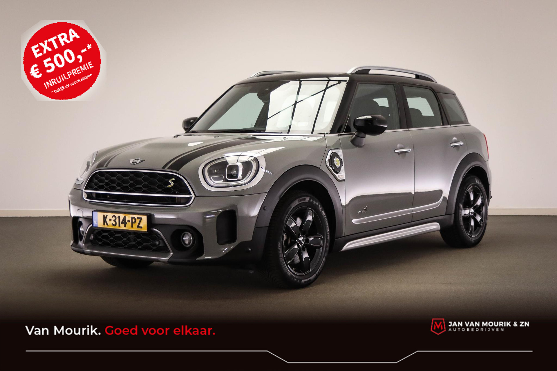 Mini Mini Countryman 2.0 Cooper S E ALL4 Chili | SERIOUS BUSINESS PACK | LED | DAB | APPLE | DRAADLOZE LADER | PDC | 17" | DEALER ONDERHOUDEN