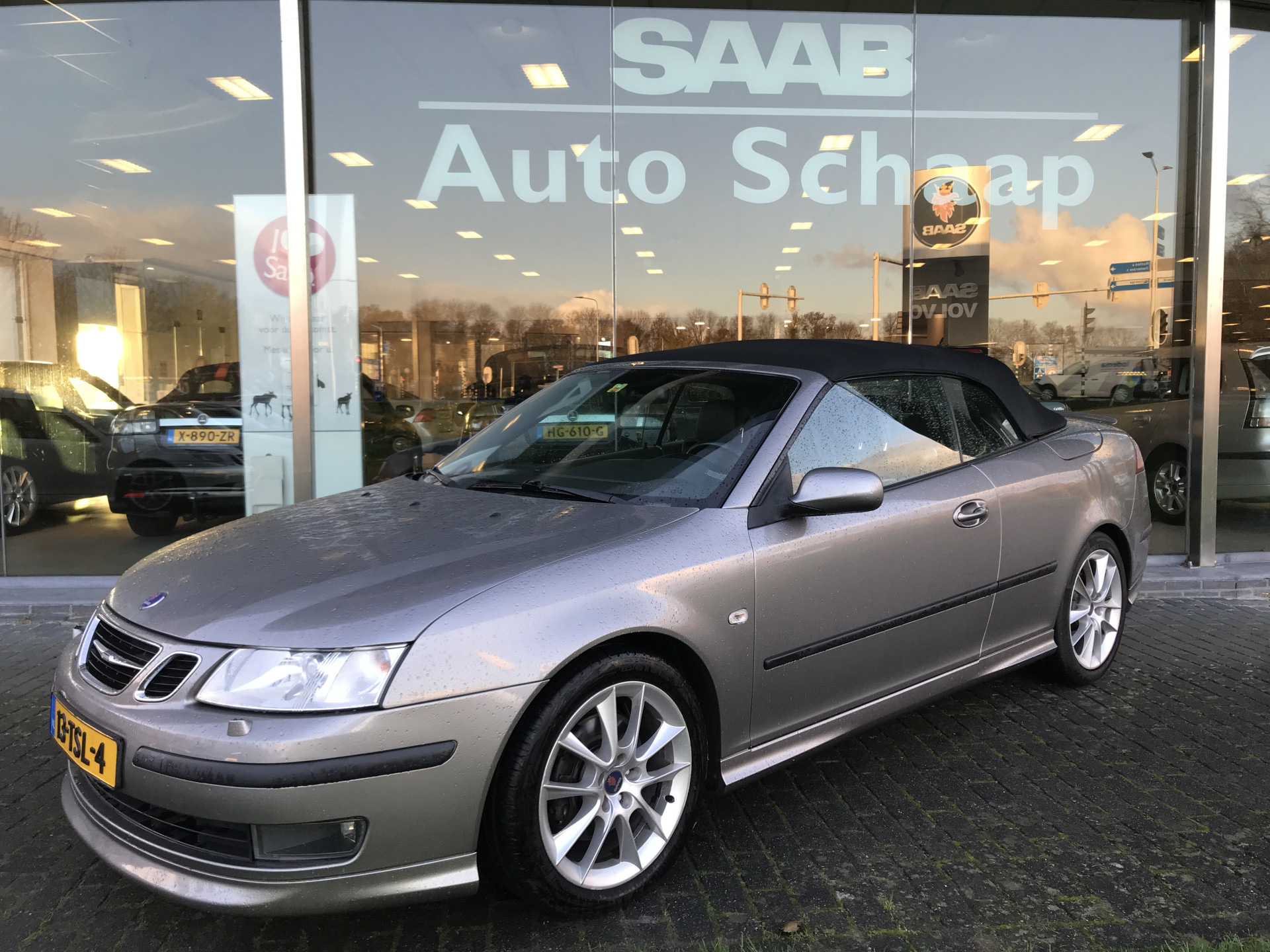 Saab 9-3 Cabrio 2.8 V6 T Aero | Rijklaar incl garantie | Kap 2023 Xenon 18 inch Spoiler Stoelverwarming