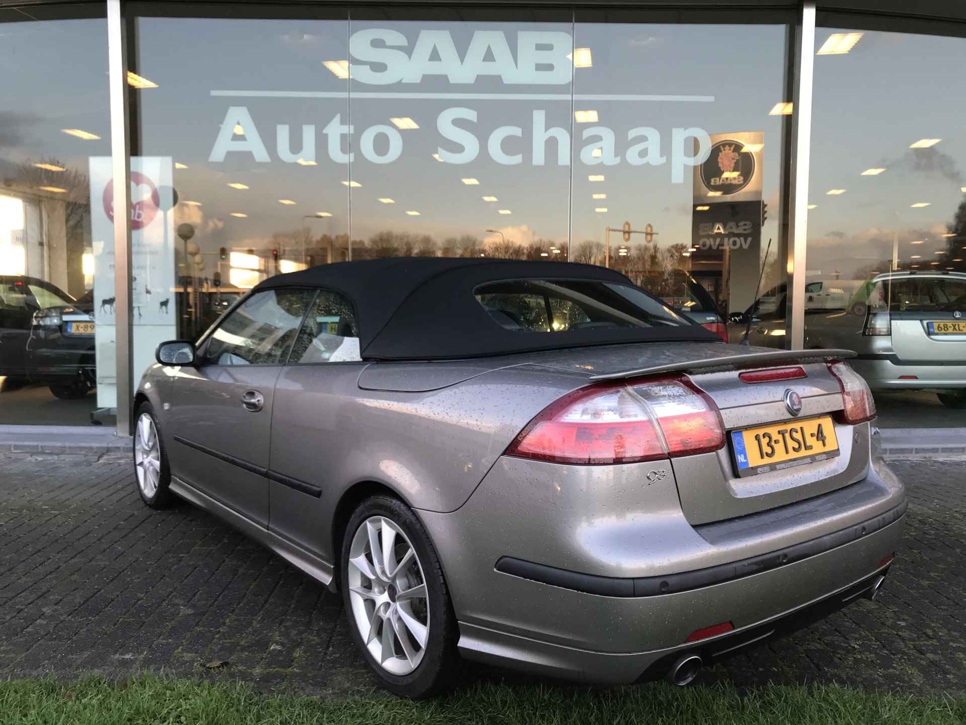 Saab 9-3 Cabrio 2.8 V6 T Aero | Rijklaar incl garantie | Kap 2023 Xenon 18 inch Spoiler Stoelverwarming - 3/12