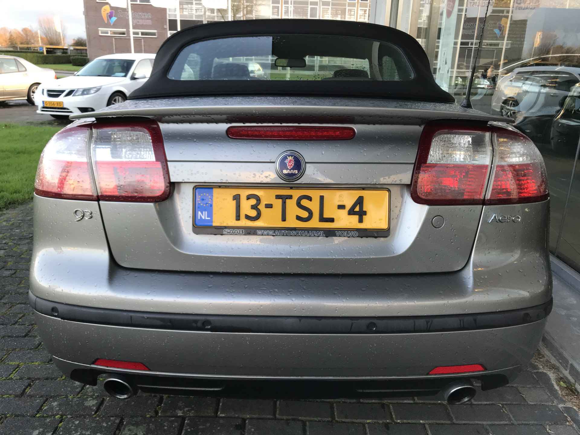 Saab 9-3 Cabrio 2.8 V6 T Aero | Rijklaar incl garantie | Kap 2023 Xenon 18 inch Spoiler Stoelverwarming - 5/12