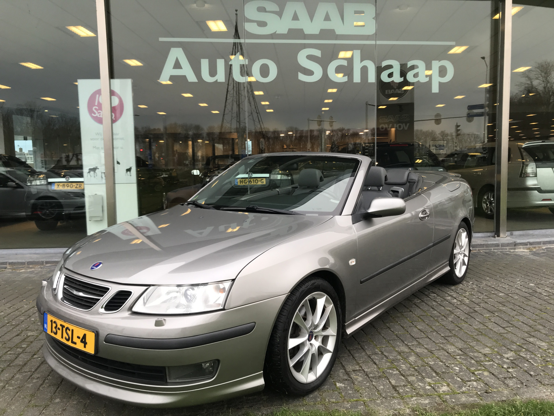 Saab 9-3 Cabrio 2.8 V6 T Aero | Rijklaar incl garantie | Kap 2023 Xenon 18 inch Spoiler Stoelverwarming