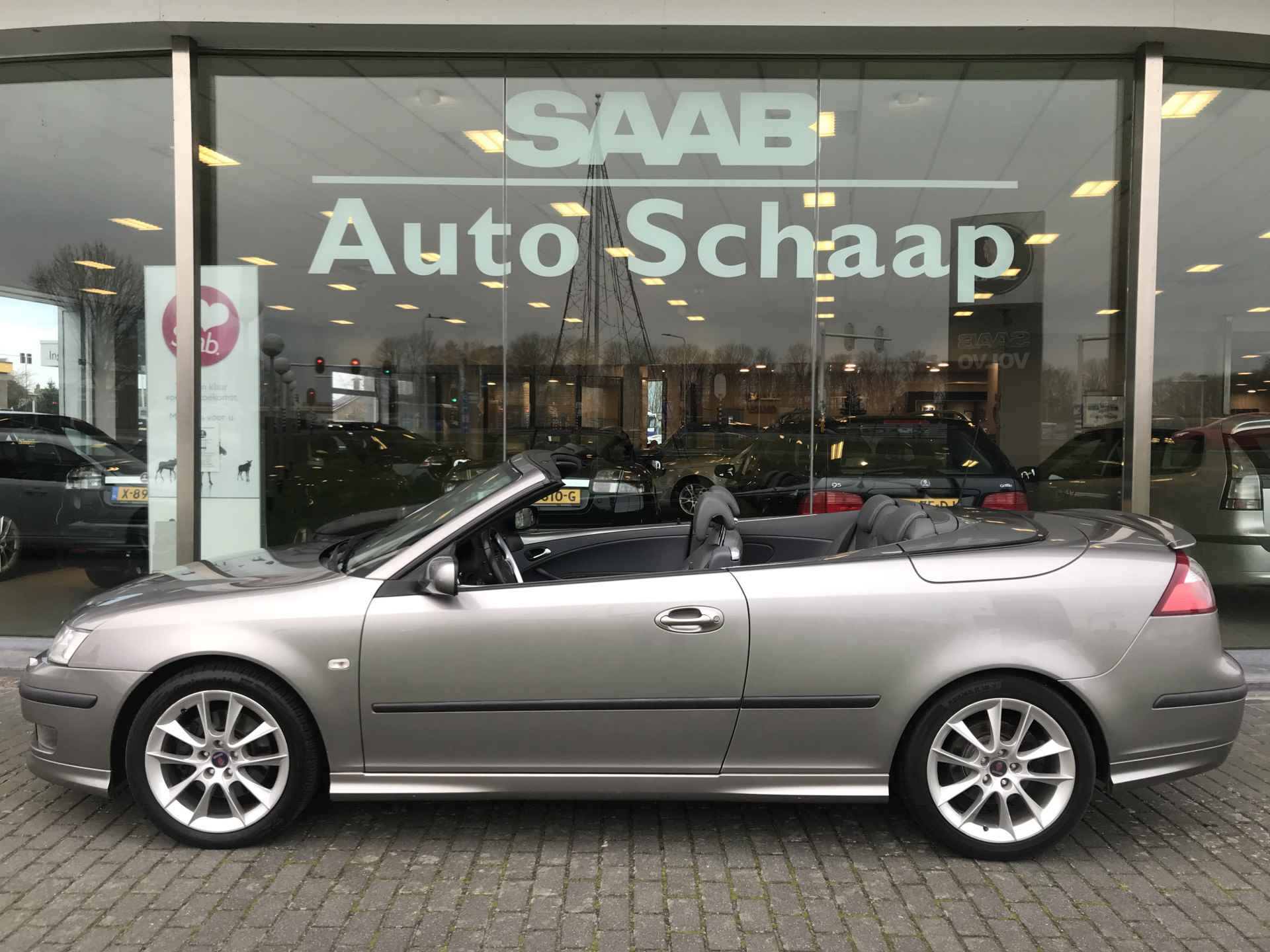 Saab 9-3 Cabrio 2.8 V6 T Aero | Rijklaar incl garantie | Kap 2023 Xenon 18 inch Spoiler Stoelverwarming - 2/36