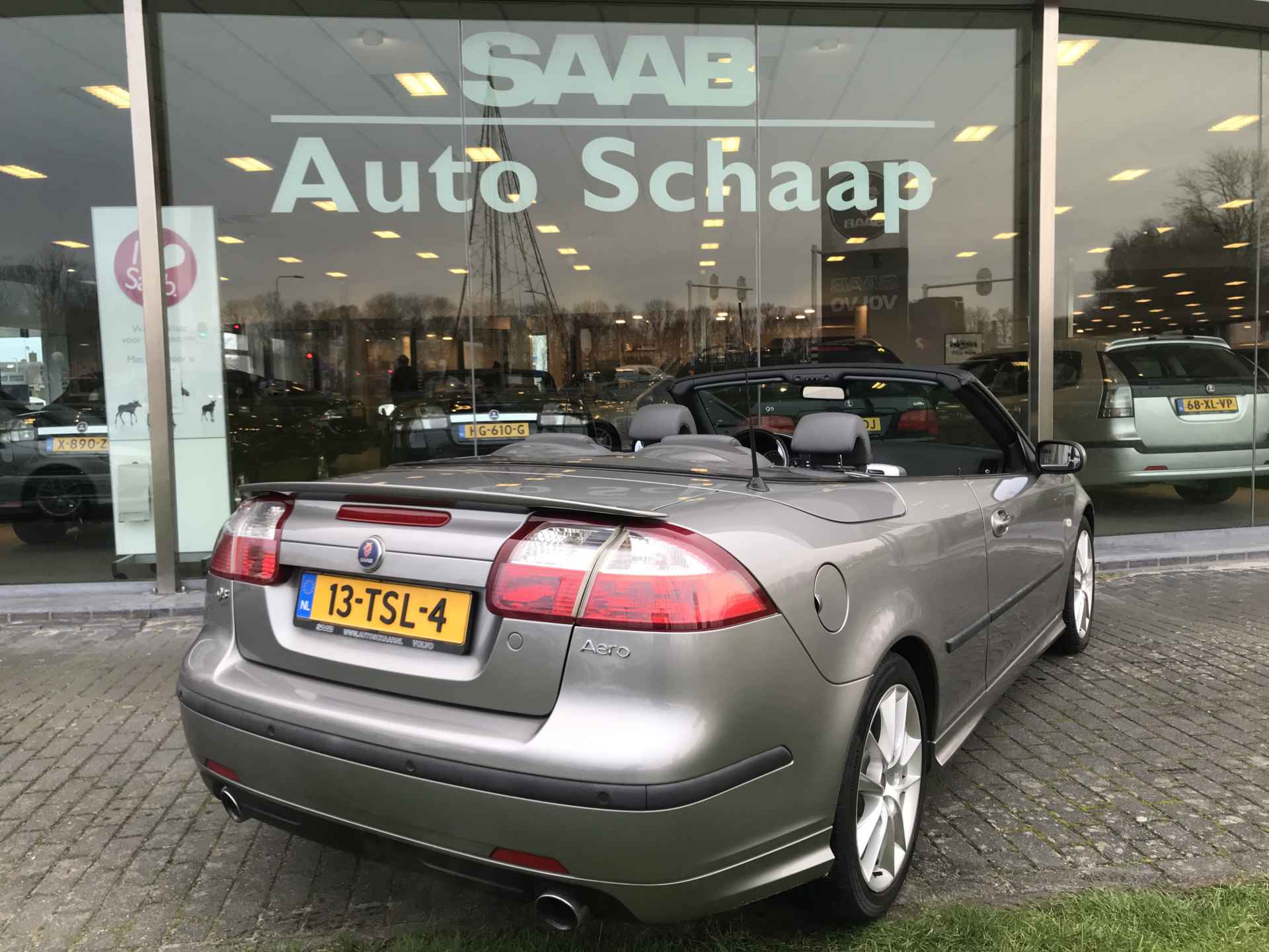 Saab 9-3 Cabrio 2.8 V6 T Aero | Rijklaar incl garantie | Kap 2023 Xenon 18 inch Spoiler Stoelverwarming - 5/36