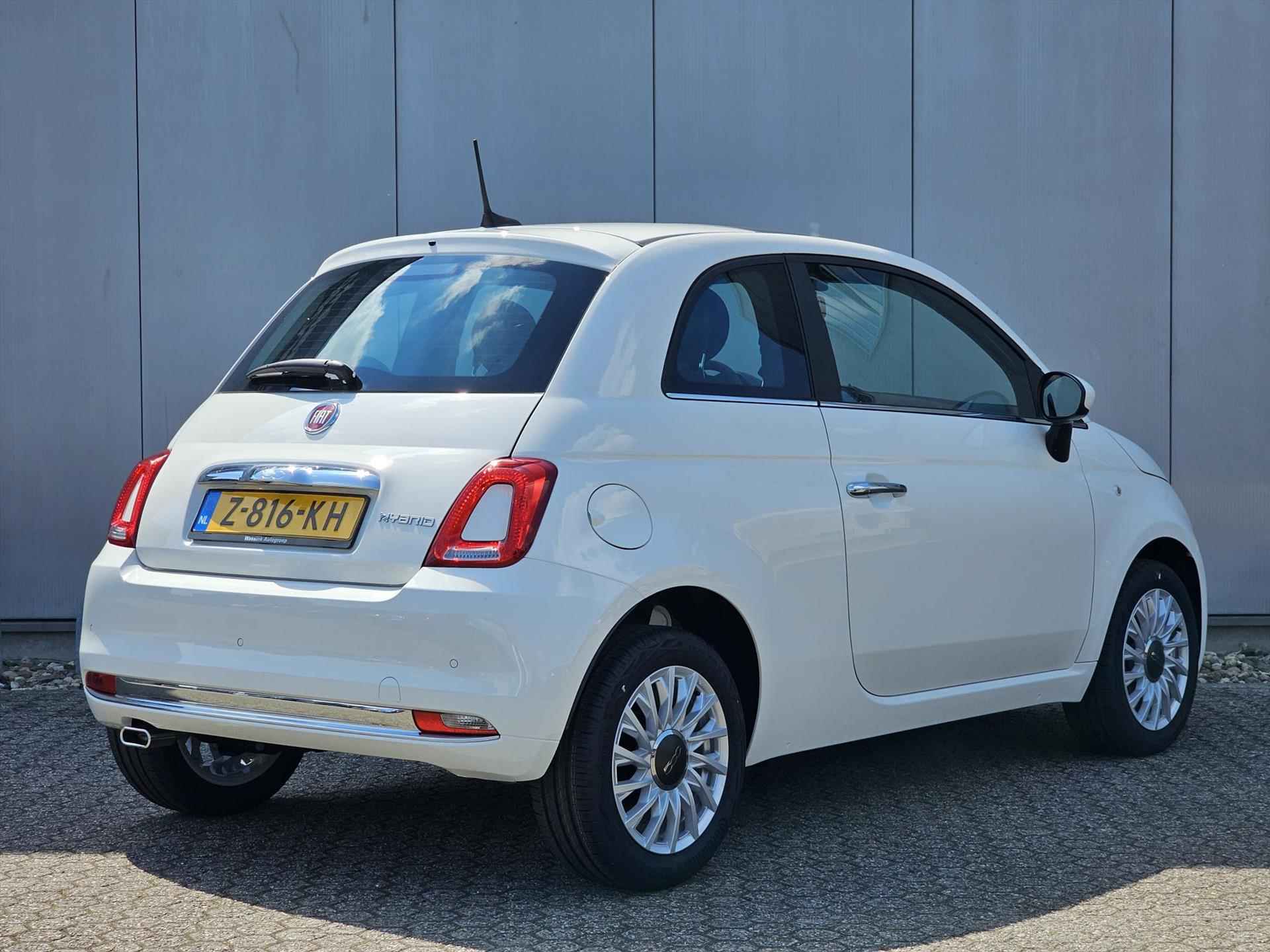 Fiat 500 1.0 Hybrid 70pk Dolcevita Finale | Apple CarPlay / Android Auto | Cruise Control | Parkeersensoren | Uit voorraad leverbaar! - 6/38