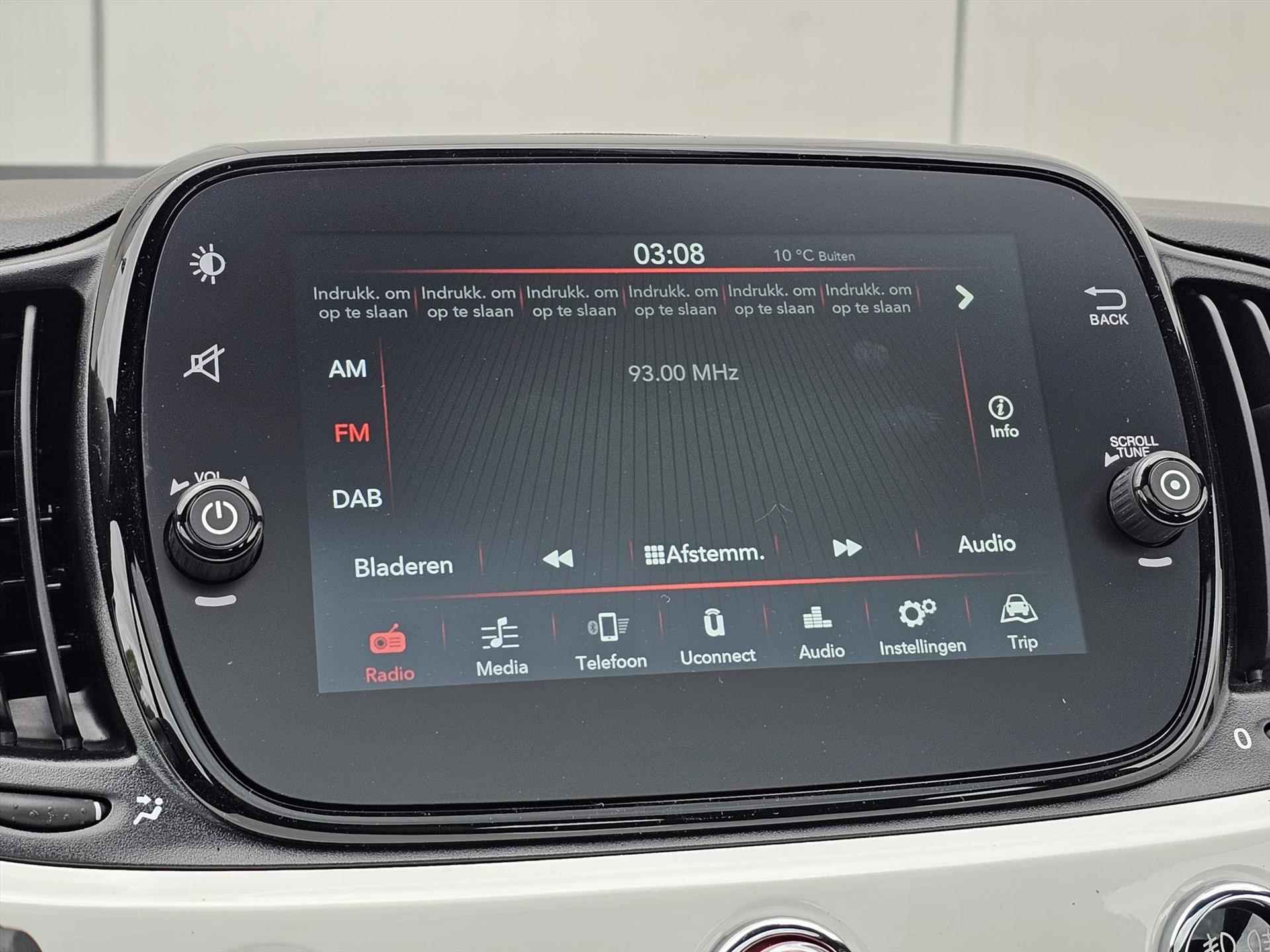 Fiat 500 1.0 Hybrid 70pk Dolcevita Finale | Apple CarPlay / Android Auto | Cruise Control | Parkeersensoren | Uit voorraad leverbaar! - 15/38