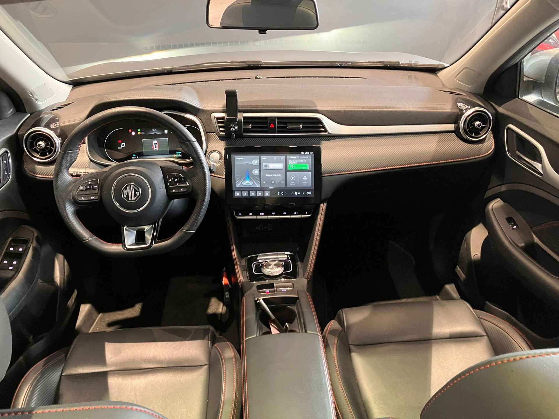 MG ZS EV Luxury Long Range | 1e-Eigenaar | Navi | Panoramadak | Leder | Camera | Apple CarPlay | Led Koplampen | - 7/15