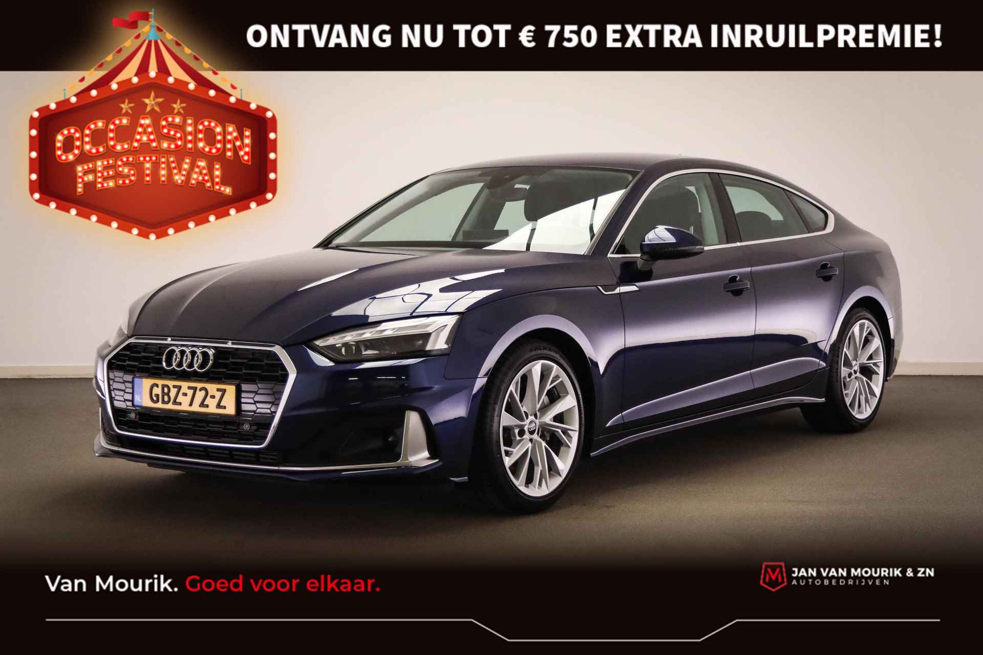 Audi A5 Sportback 40 TFSI Advanced Edition | ASSISTENTIE RIJDEN / PARKING- PACK | MASSAGE | VIRTUAL COCKPIT | ACC | DRAADLOZE LADER | CAMERA | 18" - 1/59