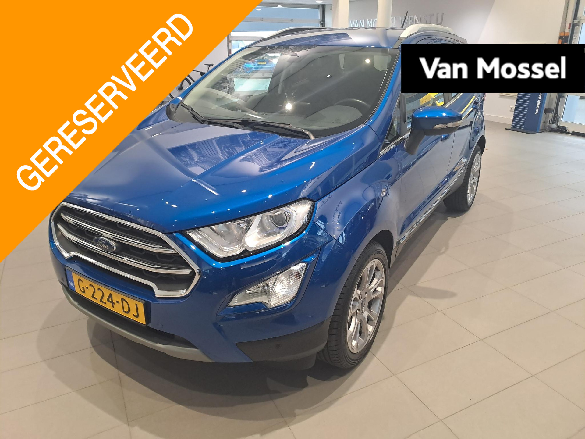 Ford EcoSport 1.0 EcoBoost Titanium | Navigatie| Achteruitrijcamera | Stoel/Stuur en Voorruitverwarming | Cruise control | B&O Audio