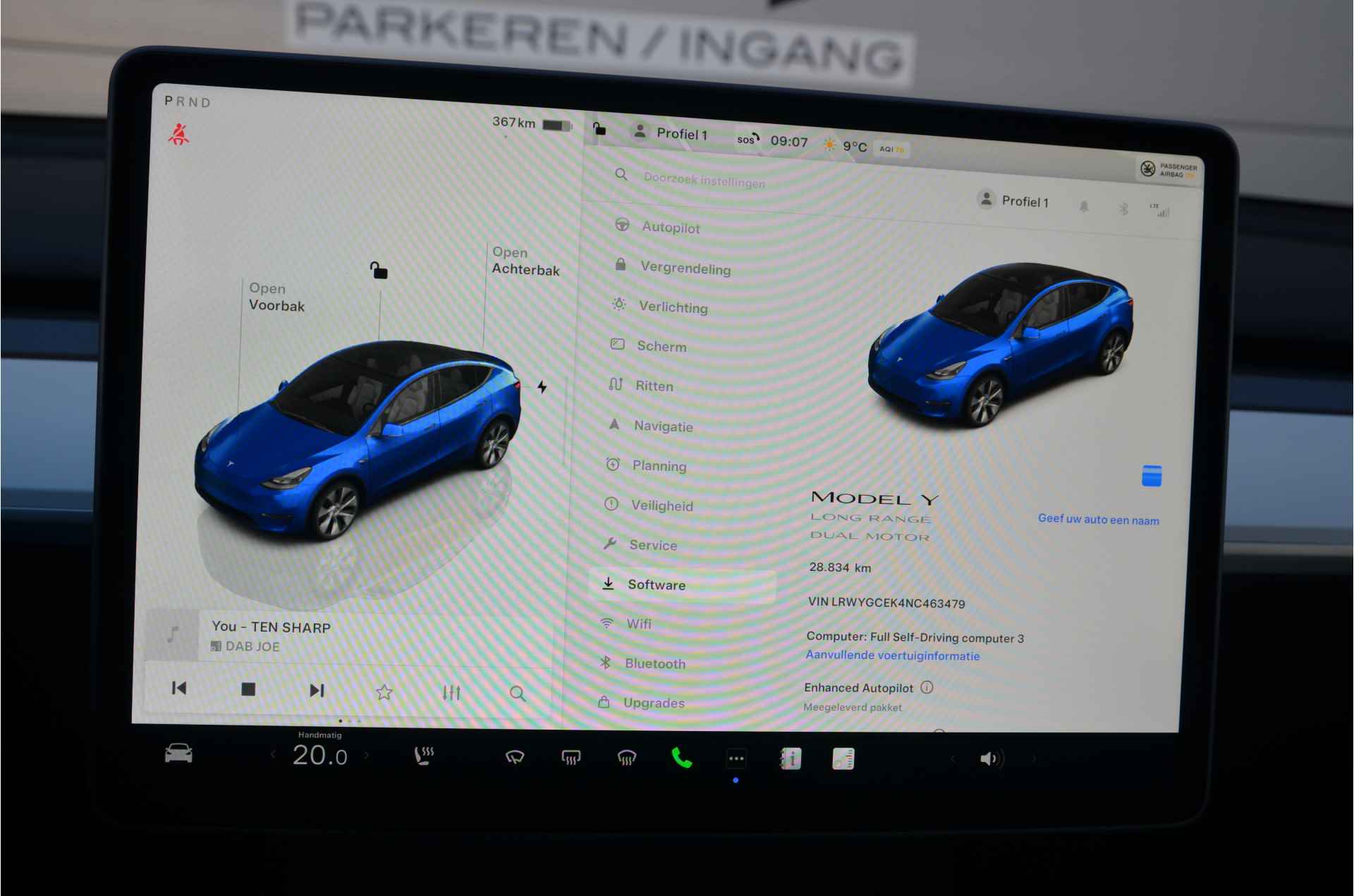 Tesla Model Y Long Range AWD 75 kWh Enhanced AutoPilot, MARGE - 20/33