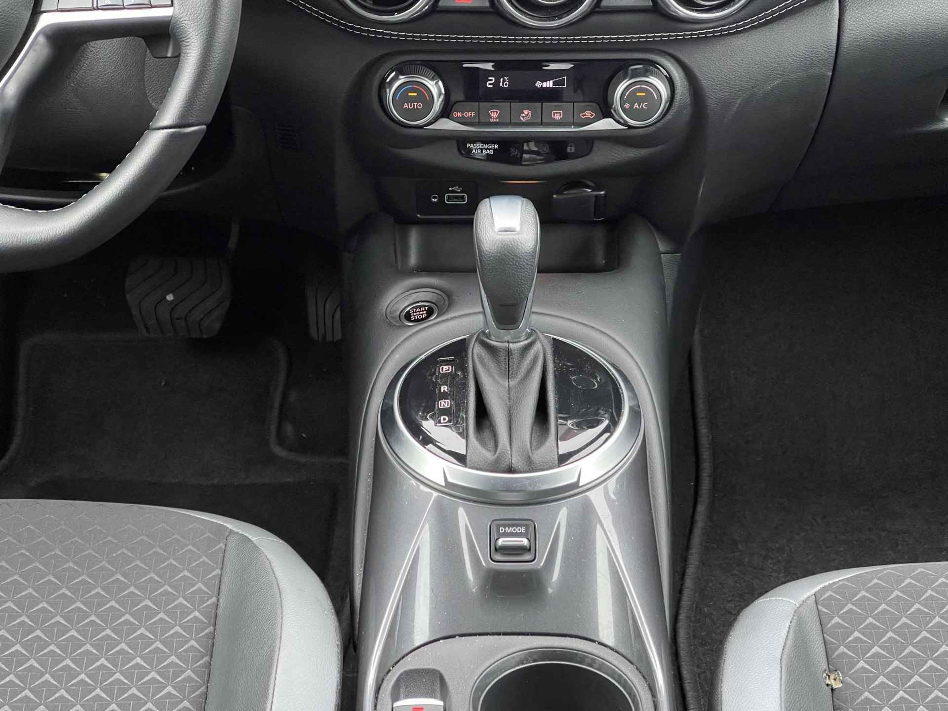 Nissan Juke 1.0 DIG-T N-Design | Navigatie | Camera | Apple Carplay/Android Auto | 19'' Velgen | Cruise & Climate Control | Rijklaarprijs! - 20/24