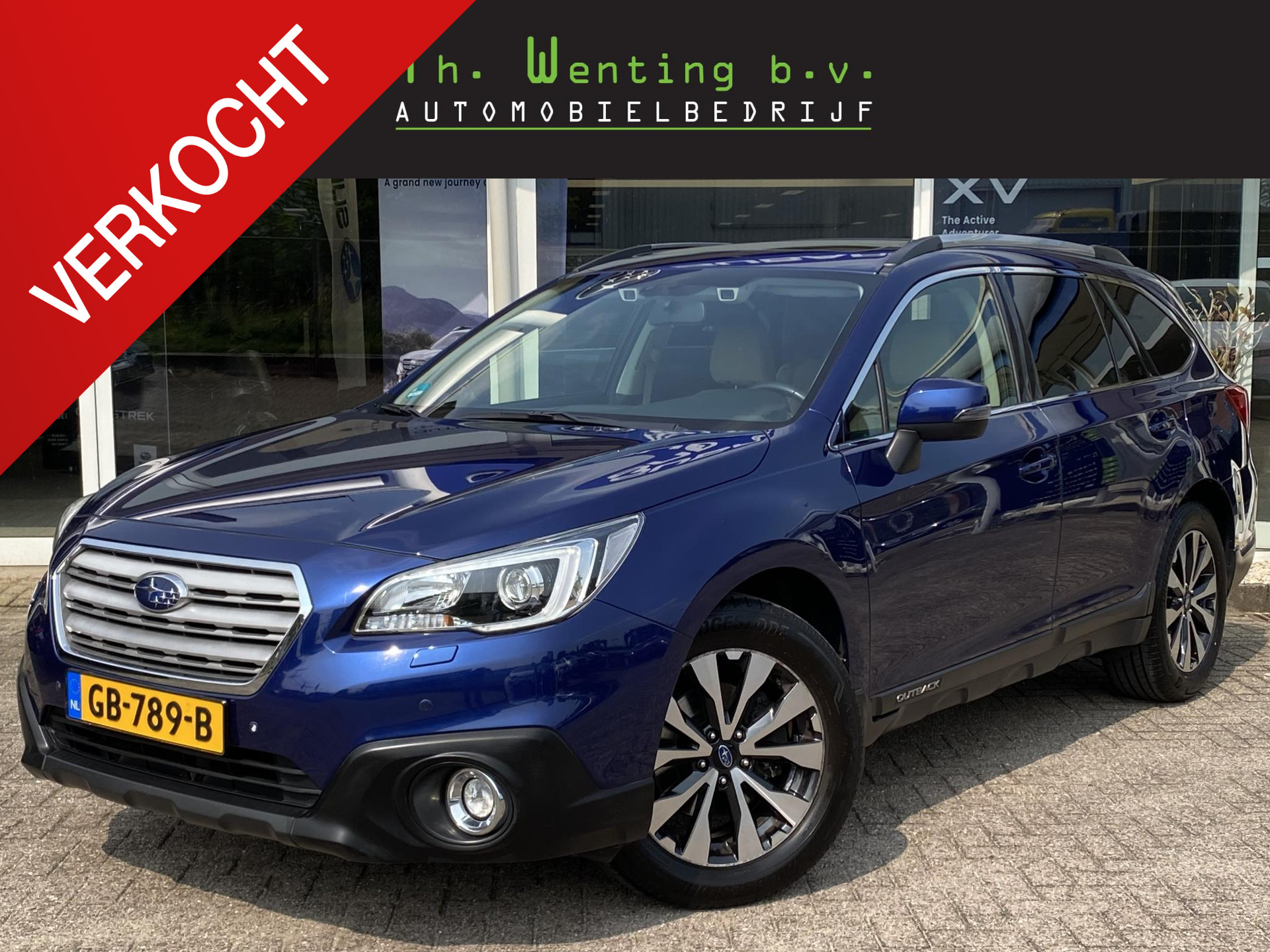 Subaru Outback 2.5i Premium | Adaptieve cruise control | Navigatie | Schuif/kantel dak | Stoelverwarming voor | Parkeersensoren voor |